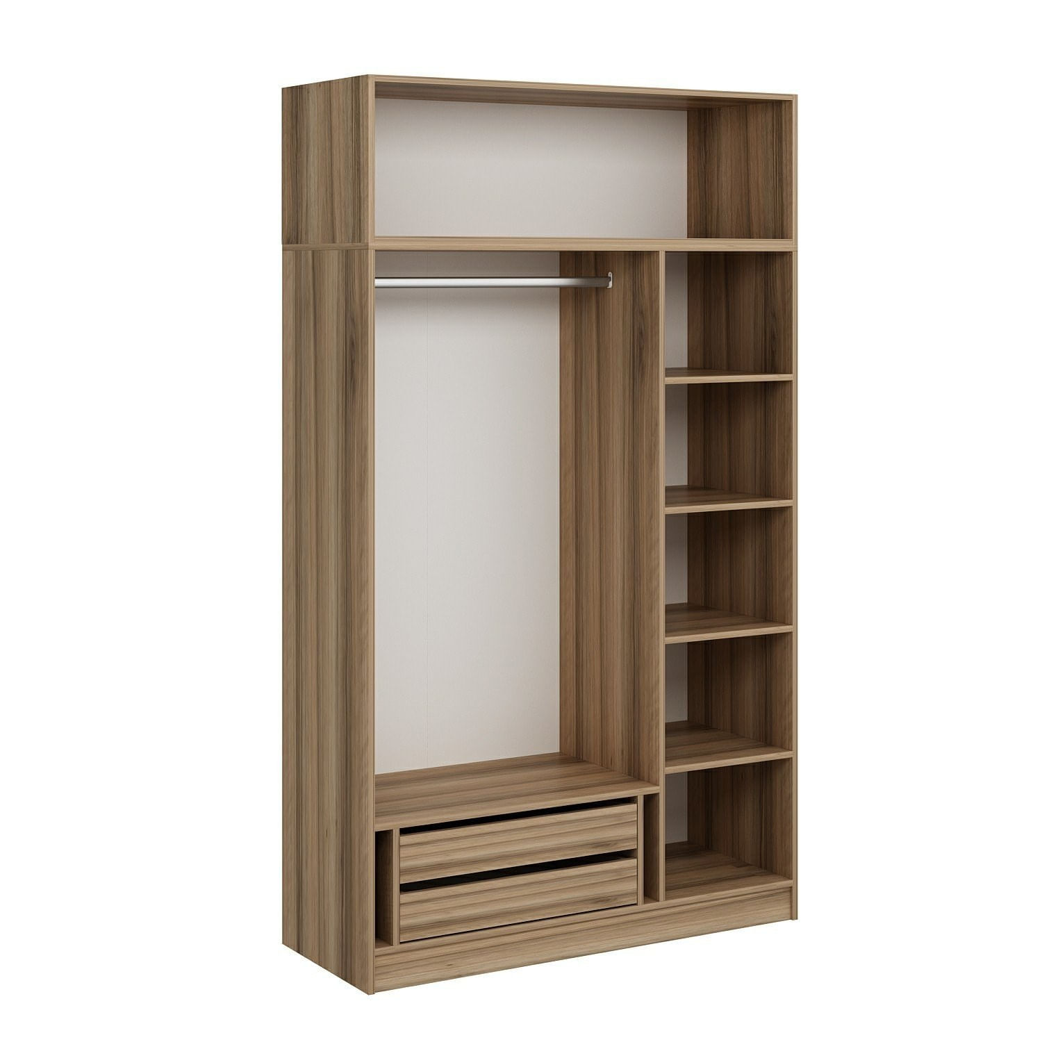 Dulap Hanah Home, PAL melaminat, 135 x 52 x 255 cm, dore, 506MNR2422 — imaginea 6