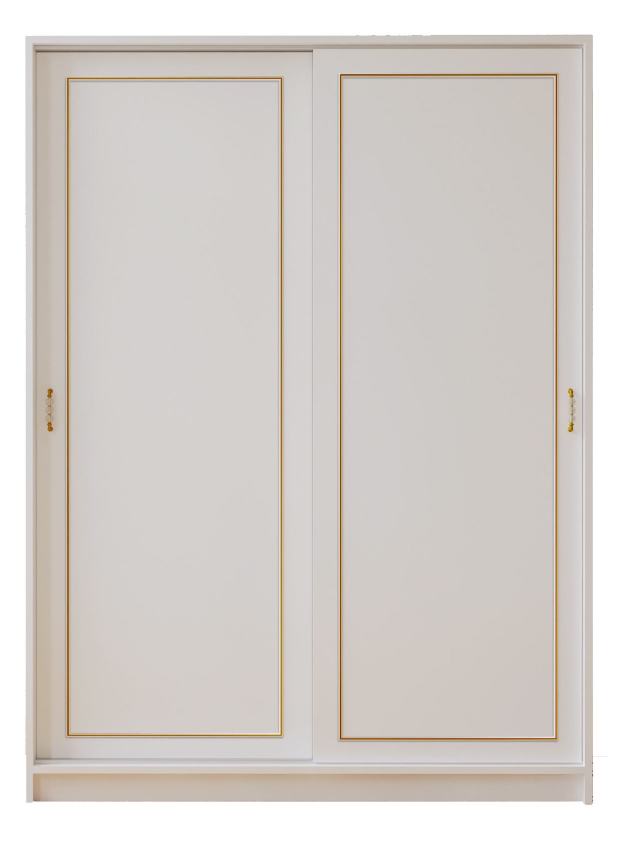 Dulap Hanah Home, PAL melaminat, 140 x 56 x 190 cm, alb mat, 167RAB1153 — imaginea 3