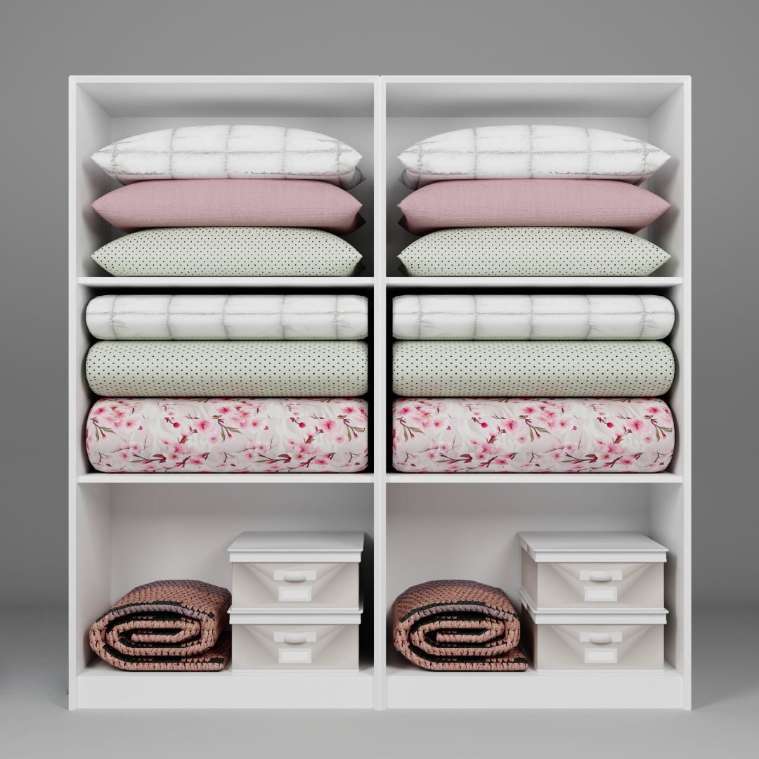 Dulap Hanah Home, PAL melaminat, 188 x 60 x 190 cm, alb, 350MWD1153 — imaginea 3