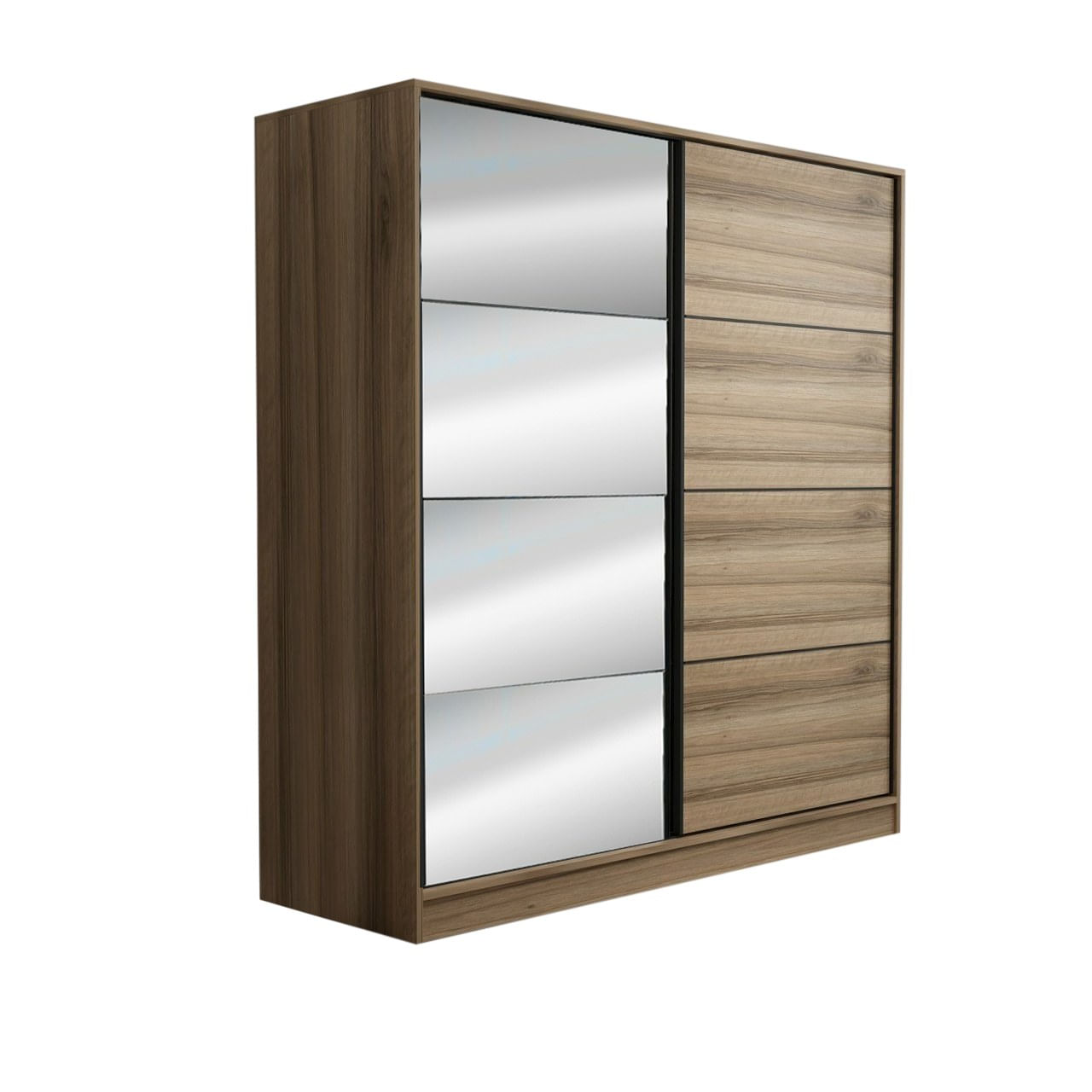 Dulap Hanah Home, PAL melaminat, 220 x 52 x 210 cm, dore, 506MNR2643 — imaginea 7