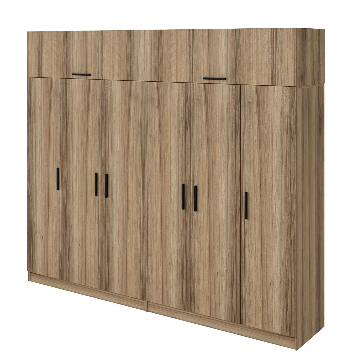 Dulap Hanah Home, PAL melaminat, 270 x 52 x 255 cm, dore, 506MNR2898 — imaginea 4