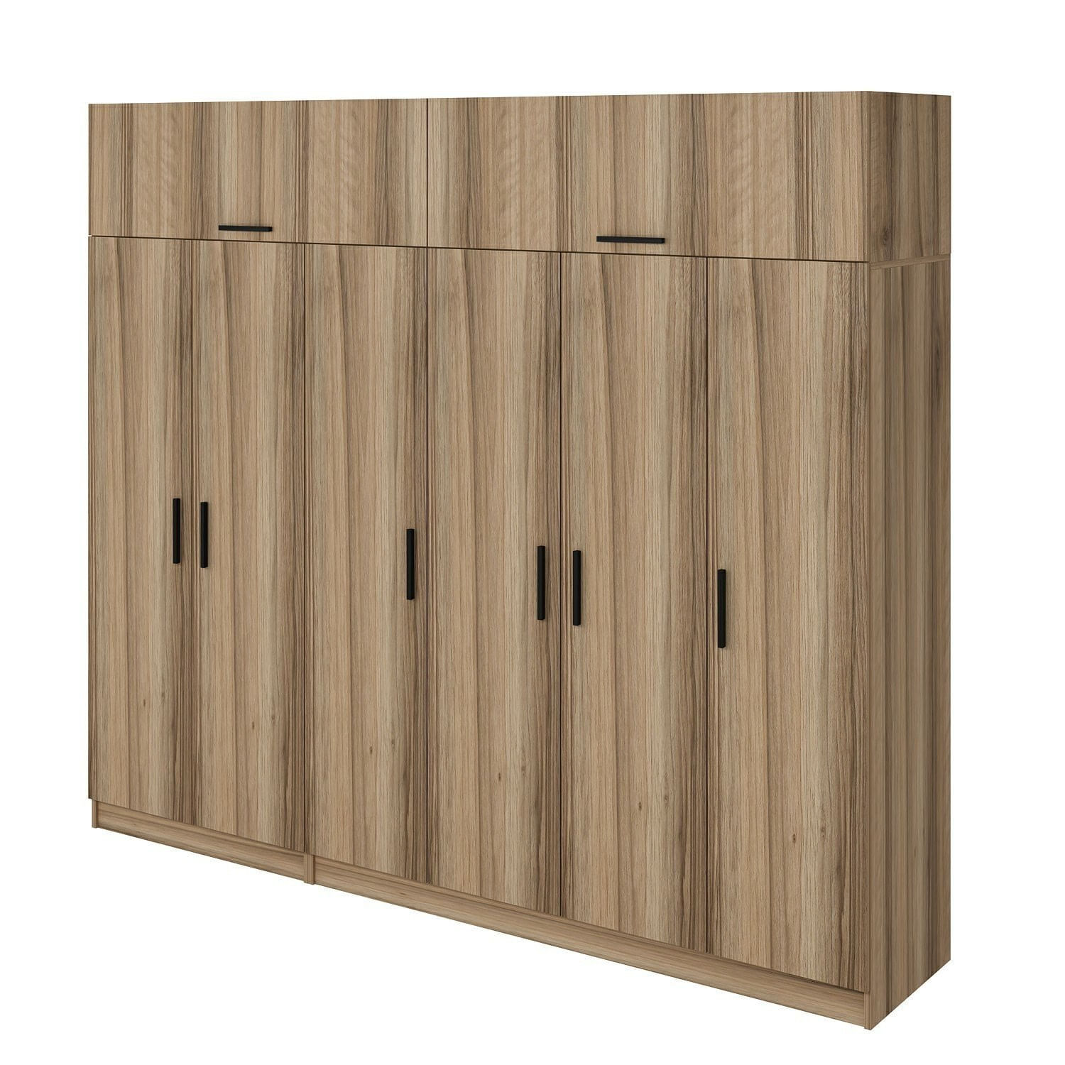 Dulap Hanah Home, PAL melaminat, 270 x 52 x 255 cm, dore, 506MNR2894 — imaginea 6