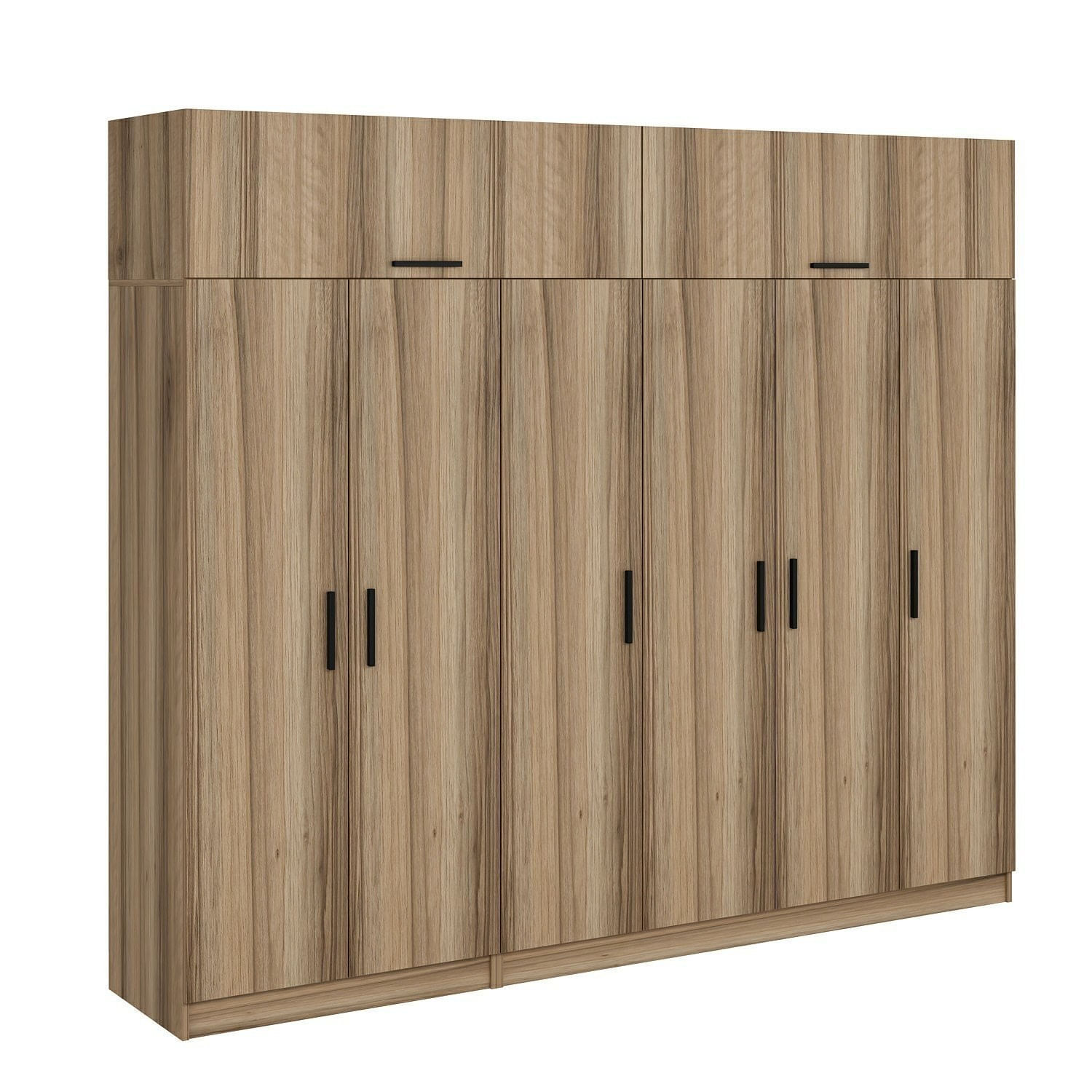 Dulap Hanah Home, PAL melaminat, 270 x 52 x 255 cm, dore, 506MNR2894 — imaginea 7