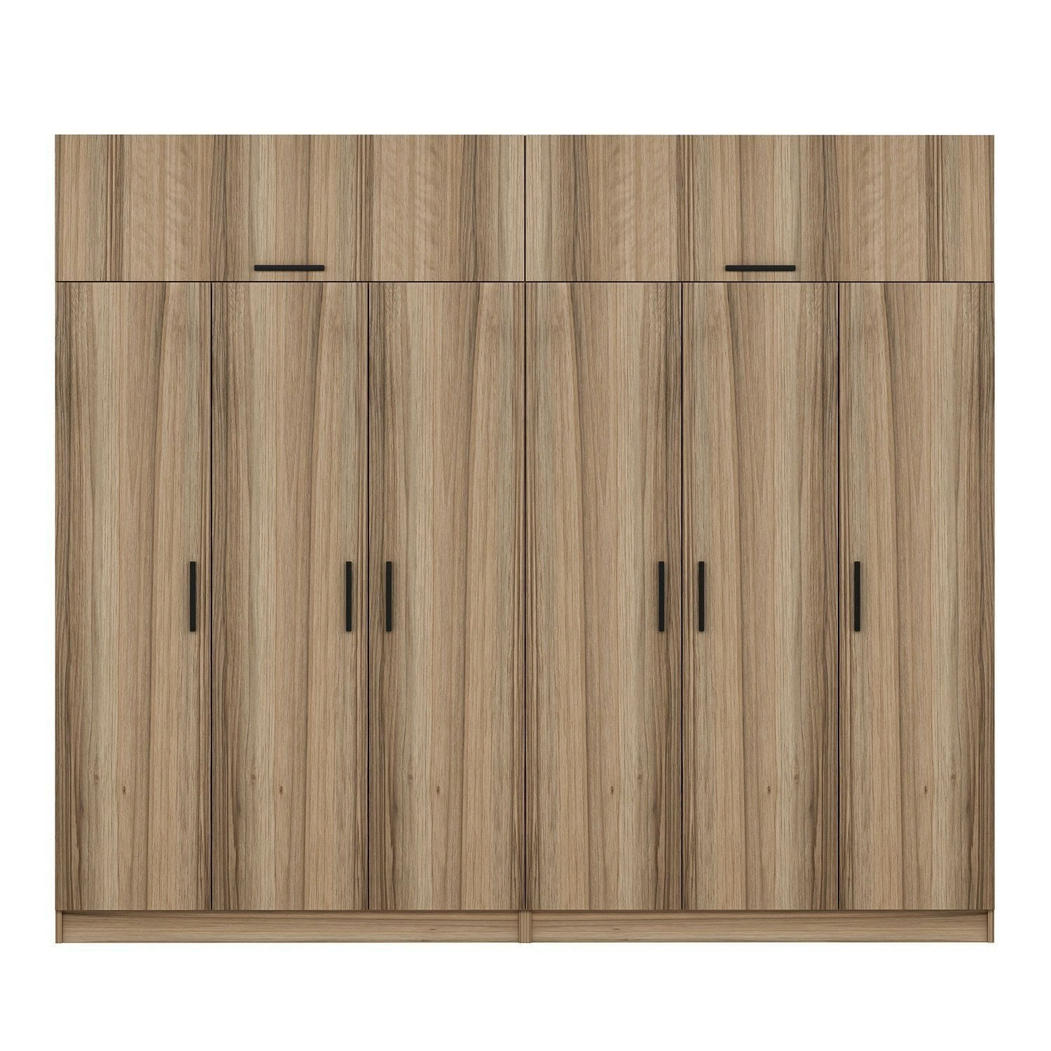 Dulap Hanah Home, PAL melaminat, 270 x 52 x 255 cm, dore, 506MNR2898 — imaginea 7