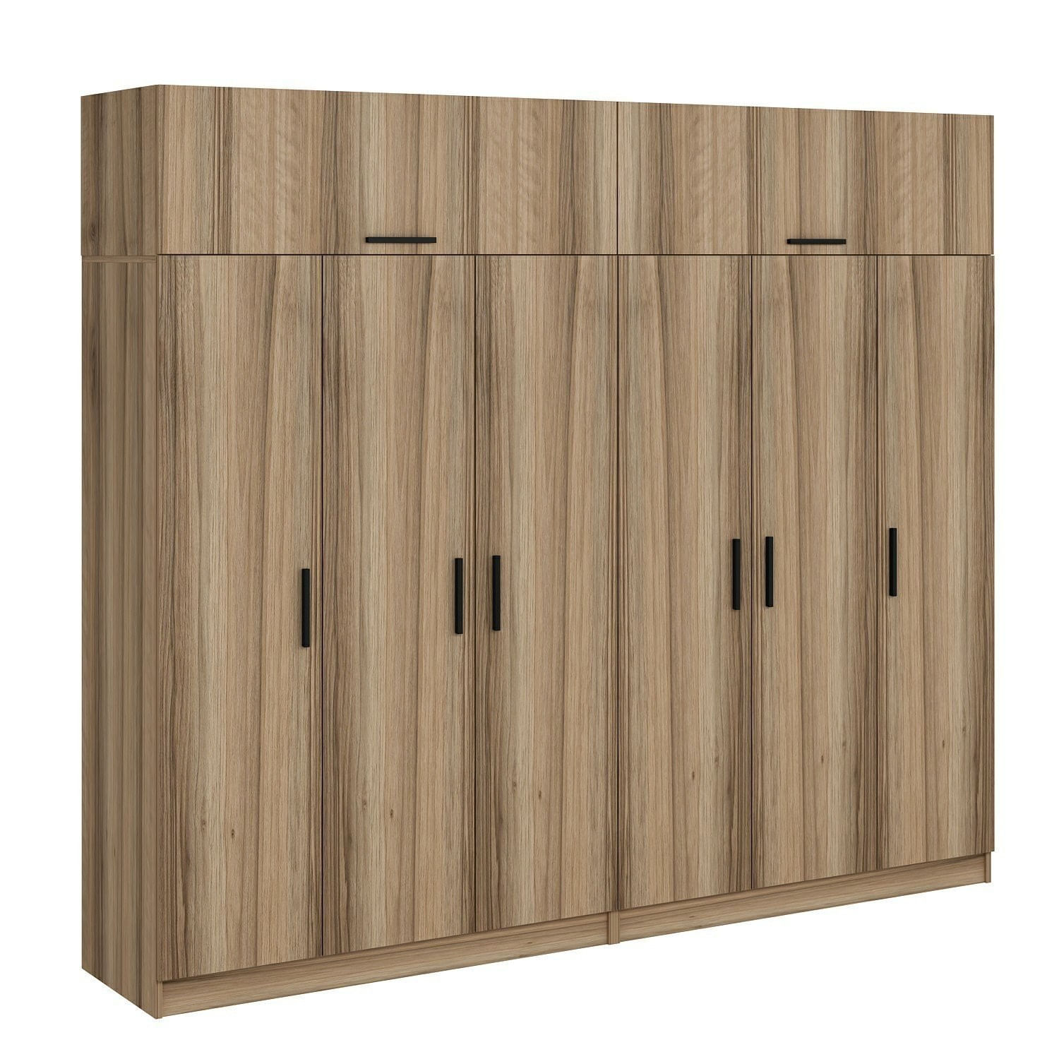 Dulap Hanah Home, PAL melaminat, 270 x 52 x 255 cm, dore, 506MNR2898 — imaginea 8