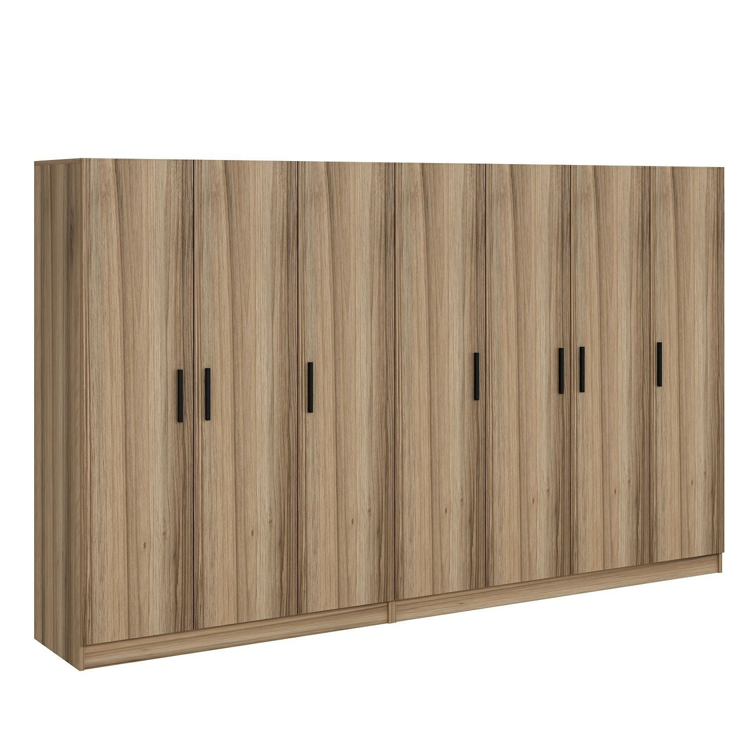 Dulap Hanah Home, PAL melaminat, 315 x 52 x 190 cm, dore, 506MNR3108 — imaginea 8