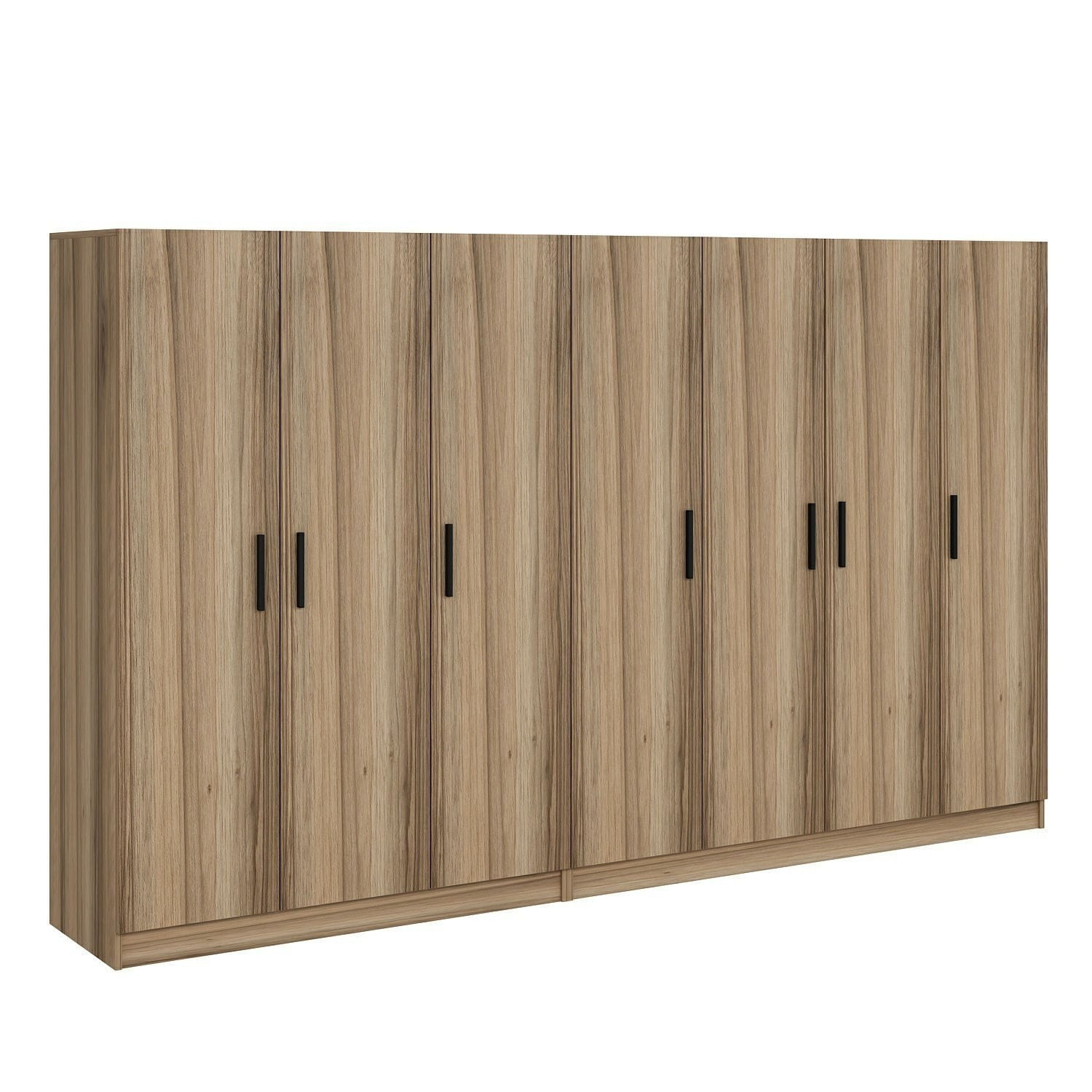 Dulap Hanah Home, PAL melaminat, 315 x 52 x 210 cm, dore, 506MNR3109 — imaginea 4