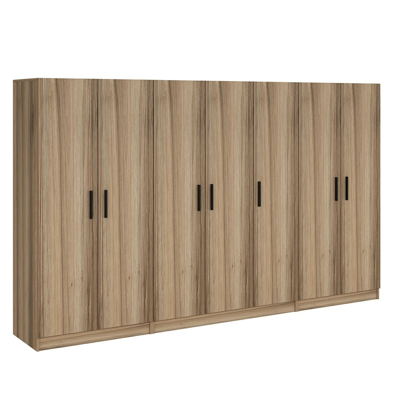 Dulap Hanah Home, PAL melaminat, 315 x 52 x 210 cm, dore, 506MNR3105 — imaginea 3