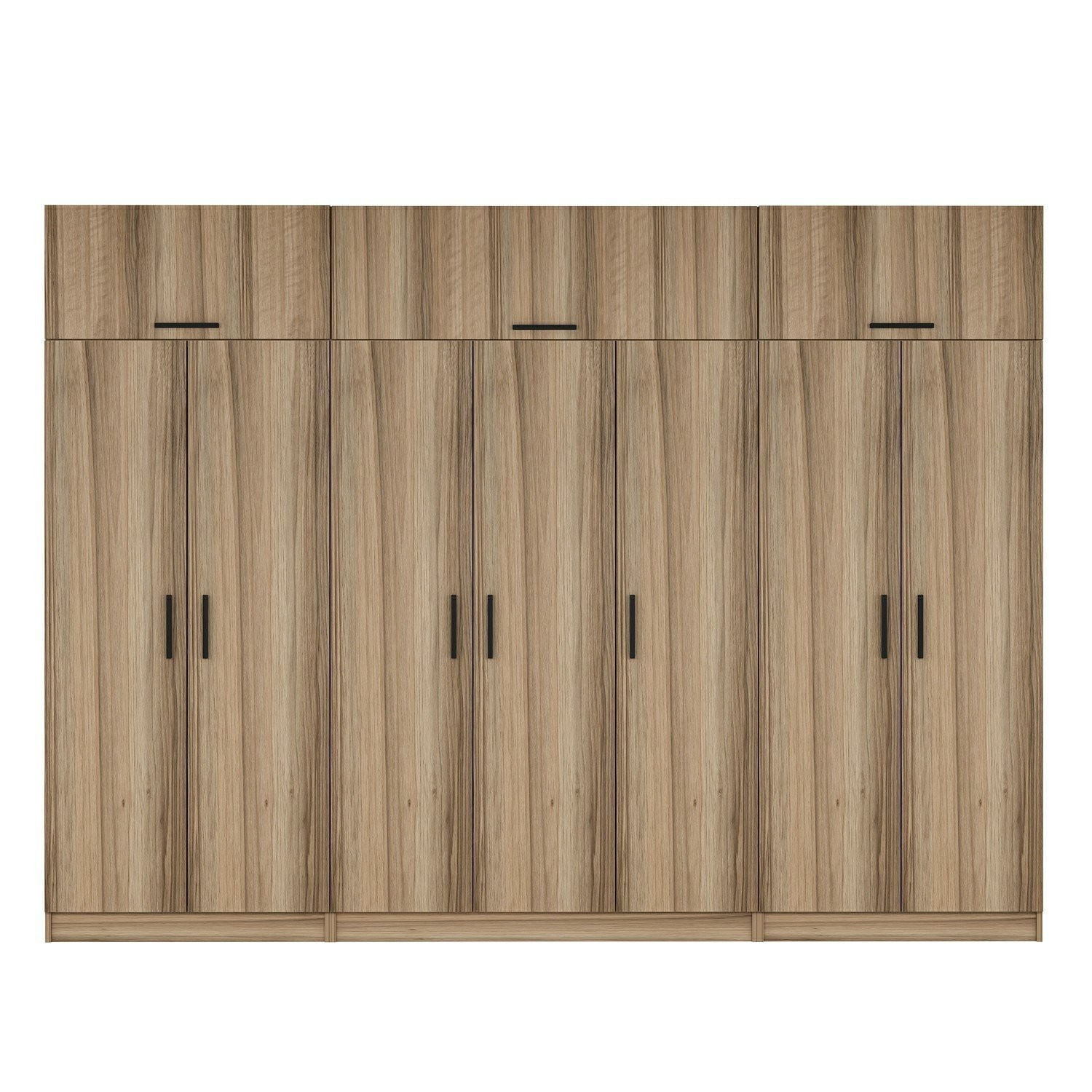 Dulap Hanah Home, PAL melaminat, 315 x 52 x 255 cm, nuc, 506MNR3584 — imaginea 6