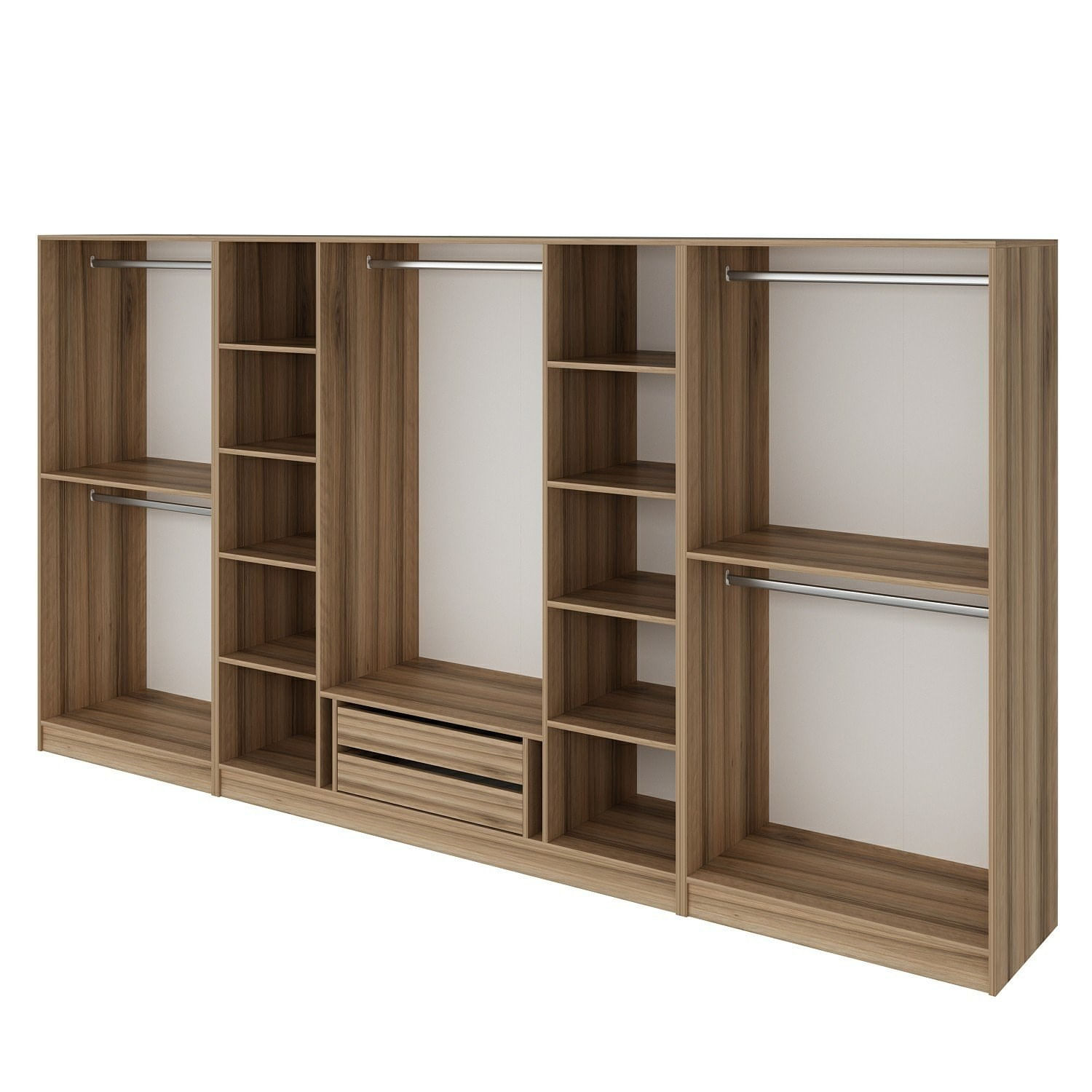 Dulap Hanah Home, PAL melaminat, 360 x 52 x 190 cm, dore, 506MNR2777 — imaginea 5