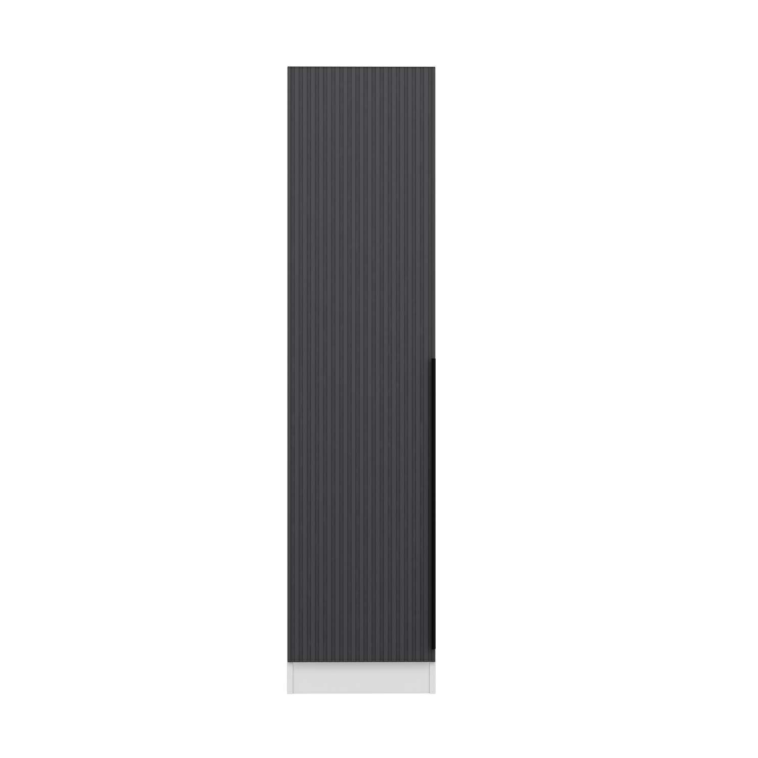 Dulap Hanah Home, PAL melaminat, 45 x 52 x 190 cm, antracit/alb, 506MNR3623 — imaginea 3