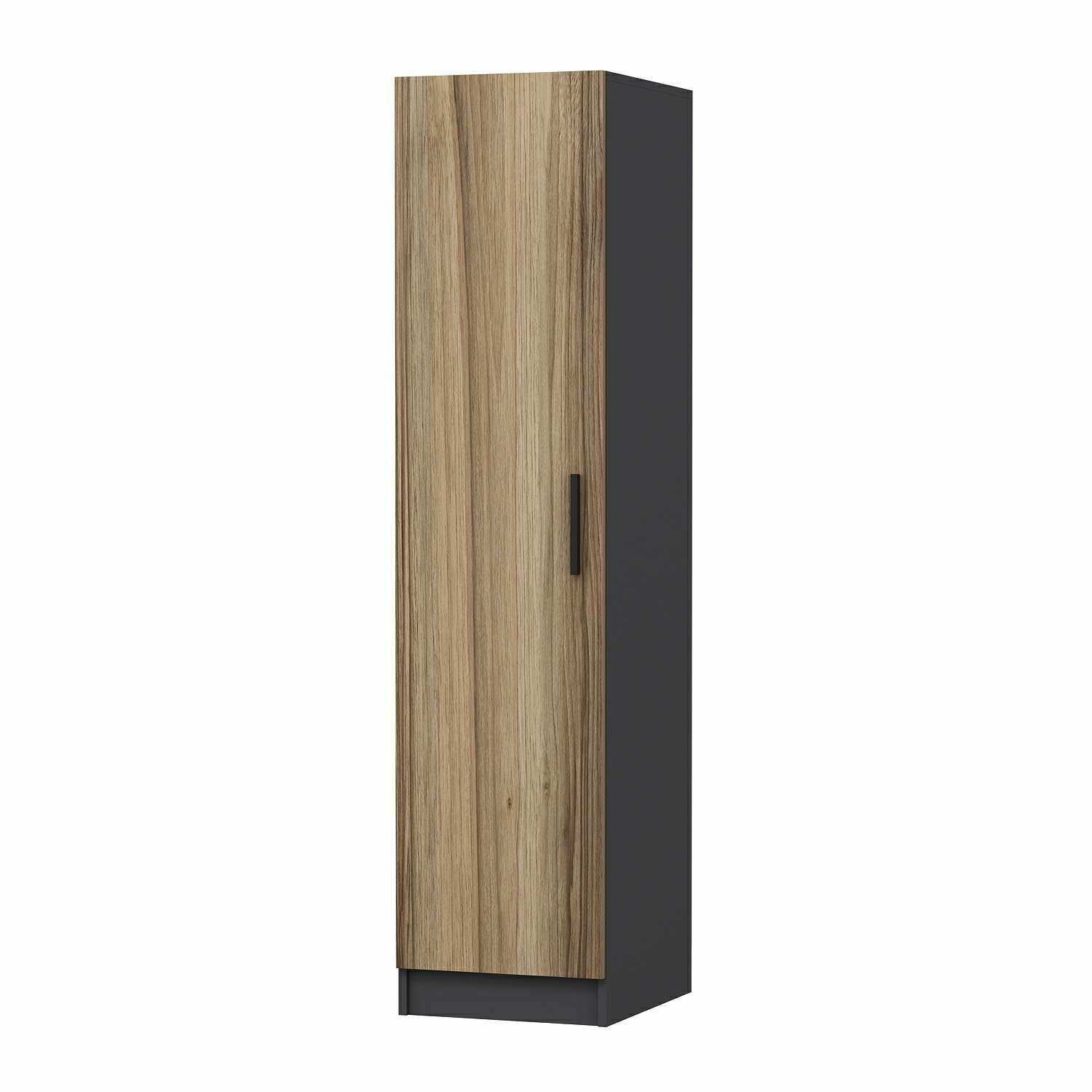 Dulap Hanah Home, PAL melaminat, 45 x 52 x 190 cm, nuc/antracit, 506MNR3611 — imaginea 2