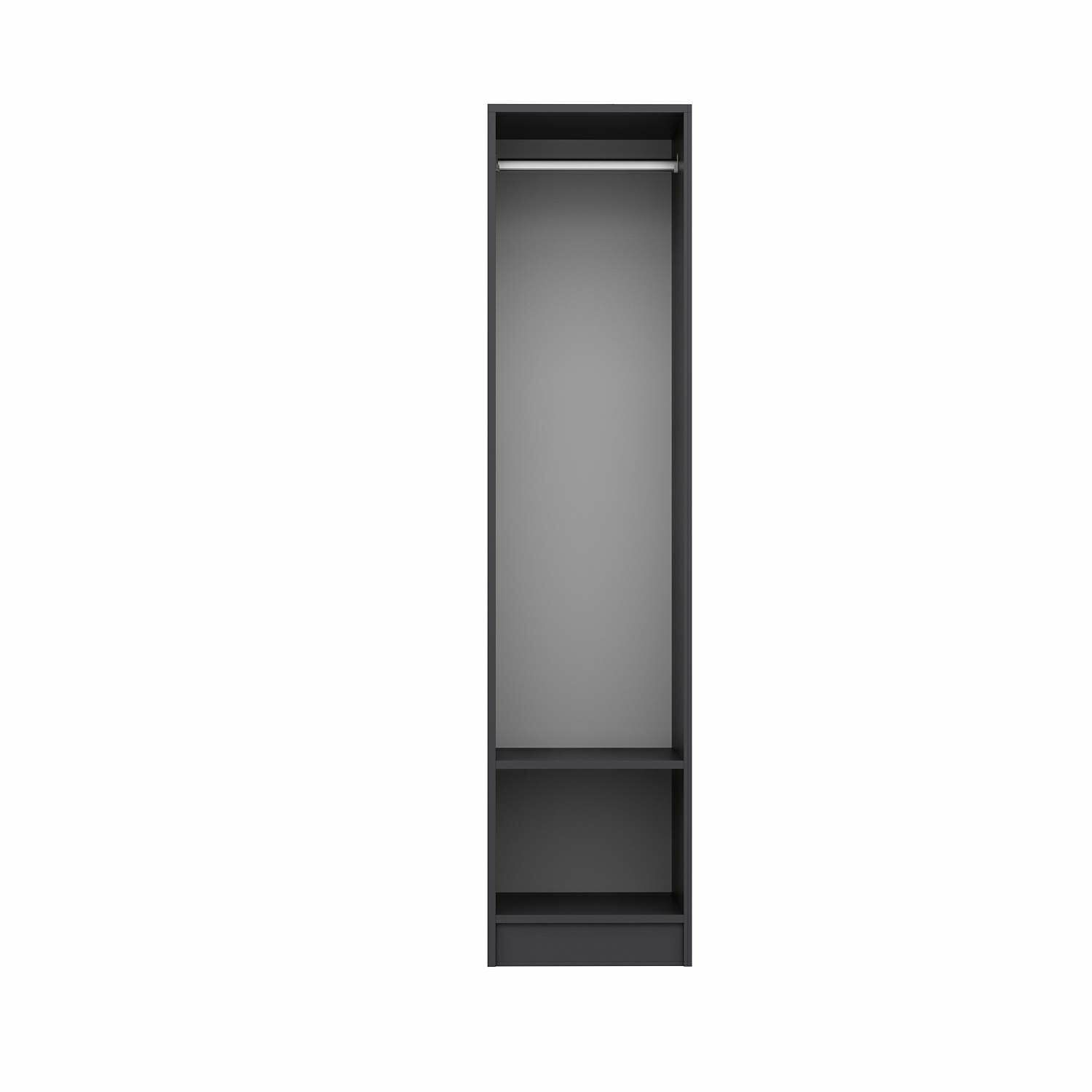 Dulap Hanah Home, PAL melaminat, 45 x 52 x 190 cm, nuc/antracit, 506MNR3611 — imaginea 3