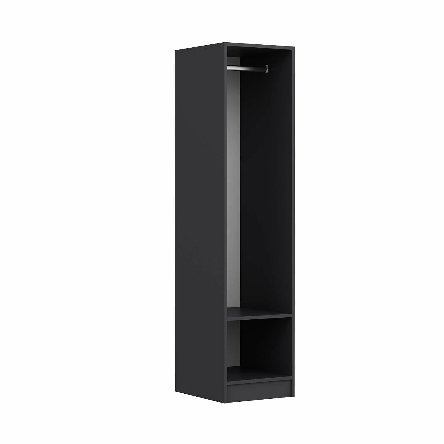 Dulap Hanah Home, PAL melaminat, 45 x 52 x 190 cm, nuc/antracit, 506MNR3611 — imaginea 6