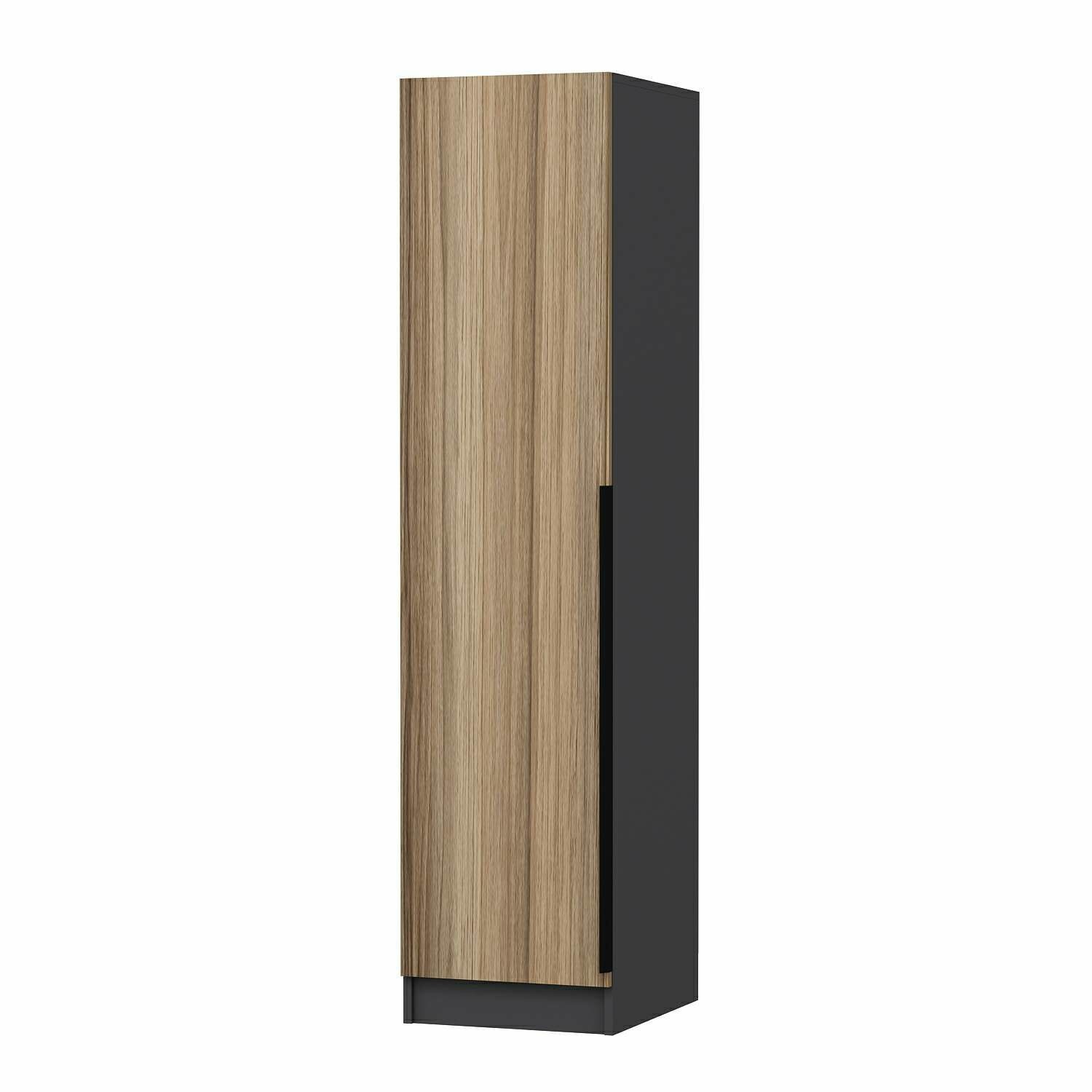 Dulap Hanah Home, PAL melaminat, 45 x 52 x 190 cm, nuc/antracit, 506MNR3613 — imaginea 2