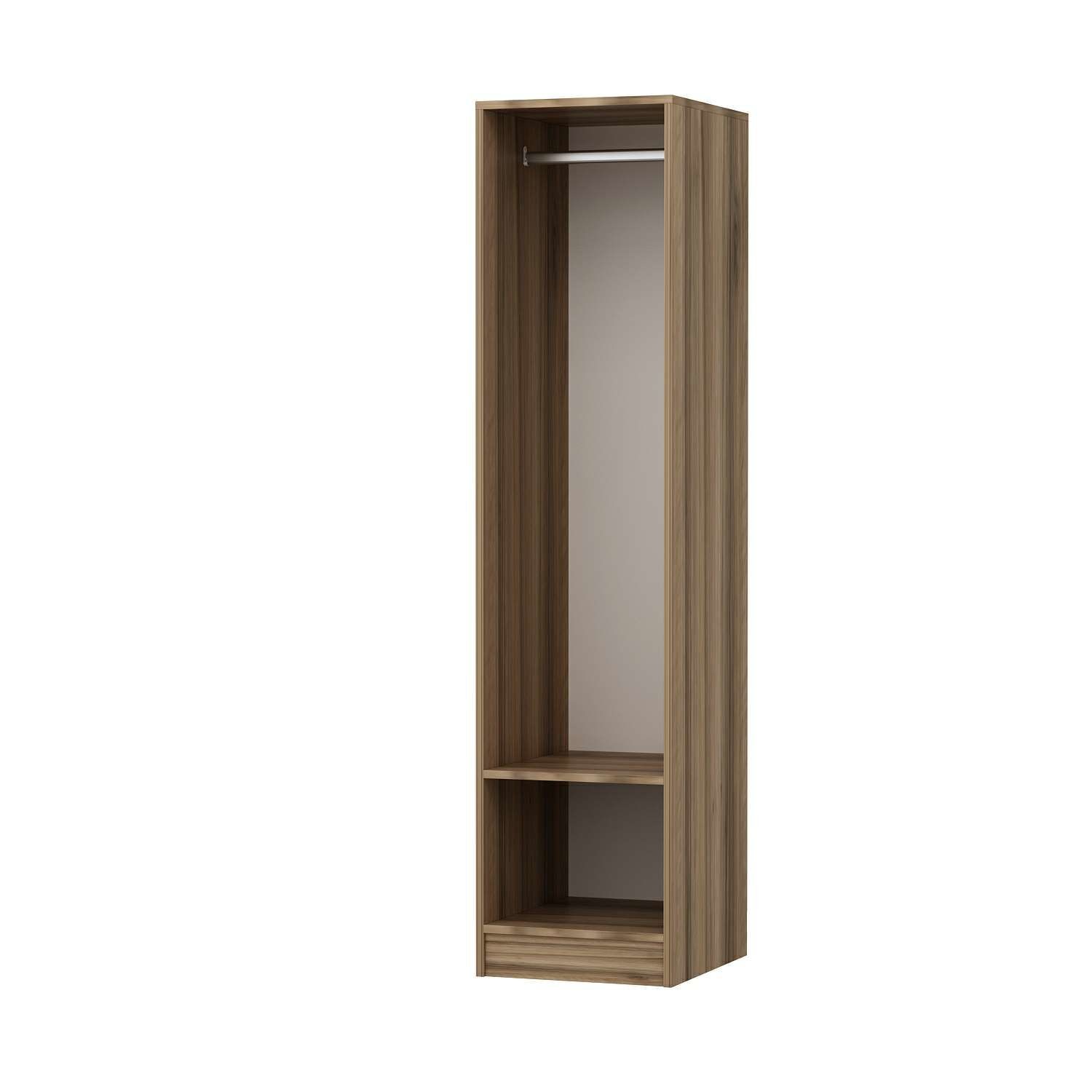 Dulap Hanah Home, PAL melaminat, 45 x 52 x 210 cm, alb/dore, 506MNR3660 — imaginea 2