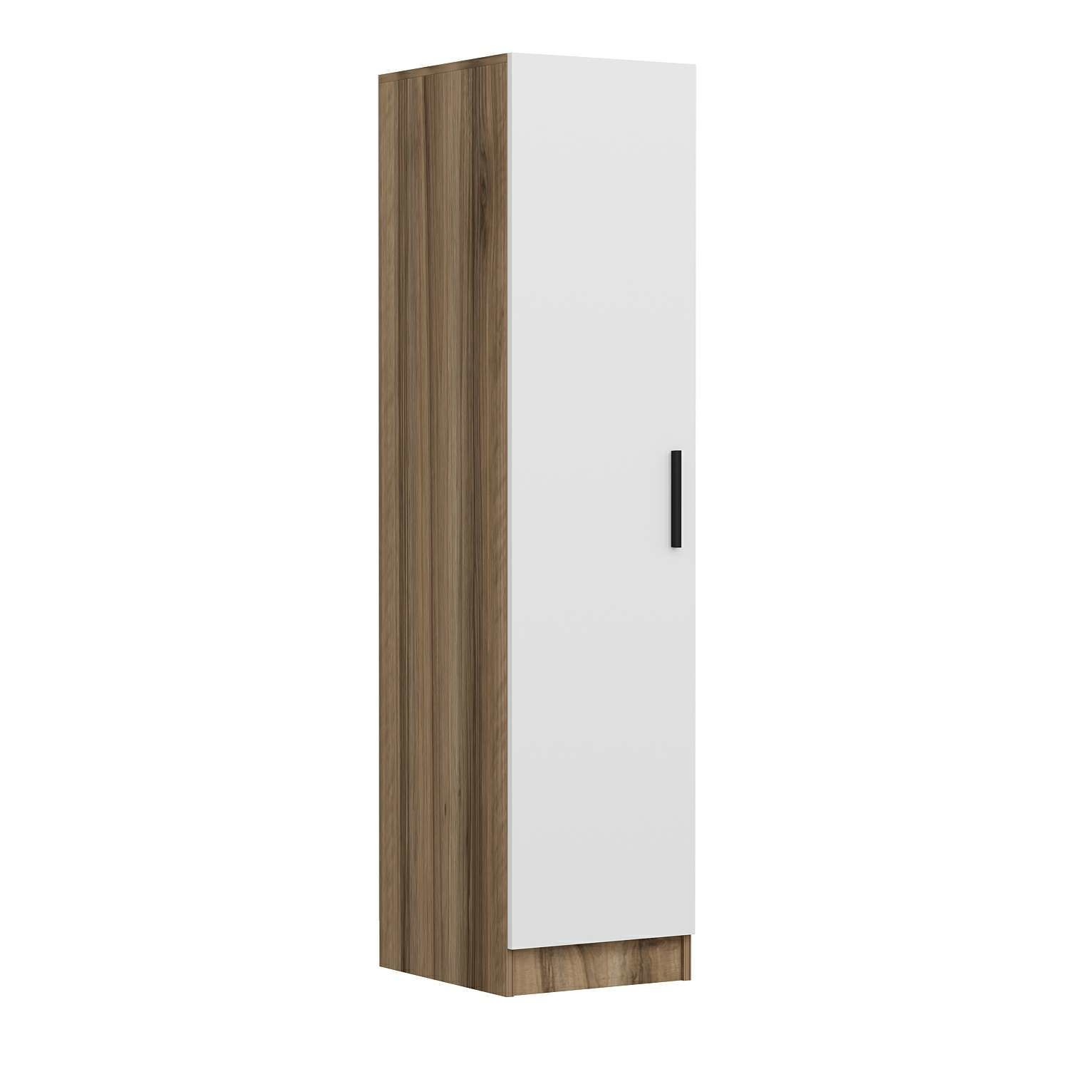 Dulap Hanah Home, PAL melaminat, 45 x 52 x 210 cm, alb/dore, 506MNR3646 — imaginea 3