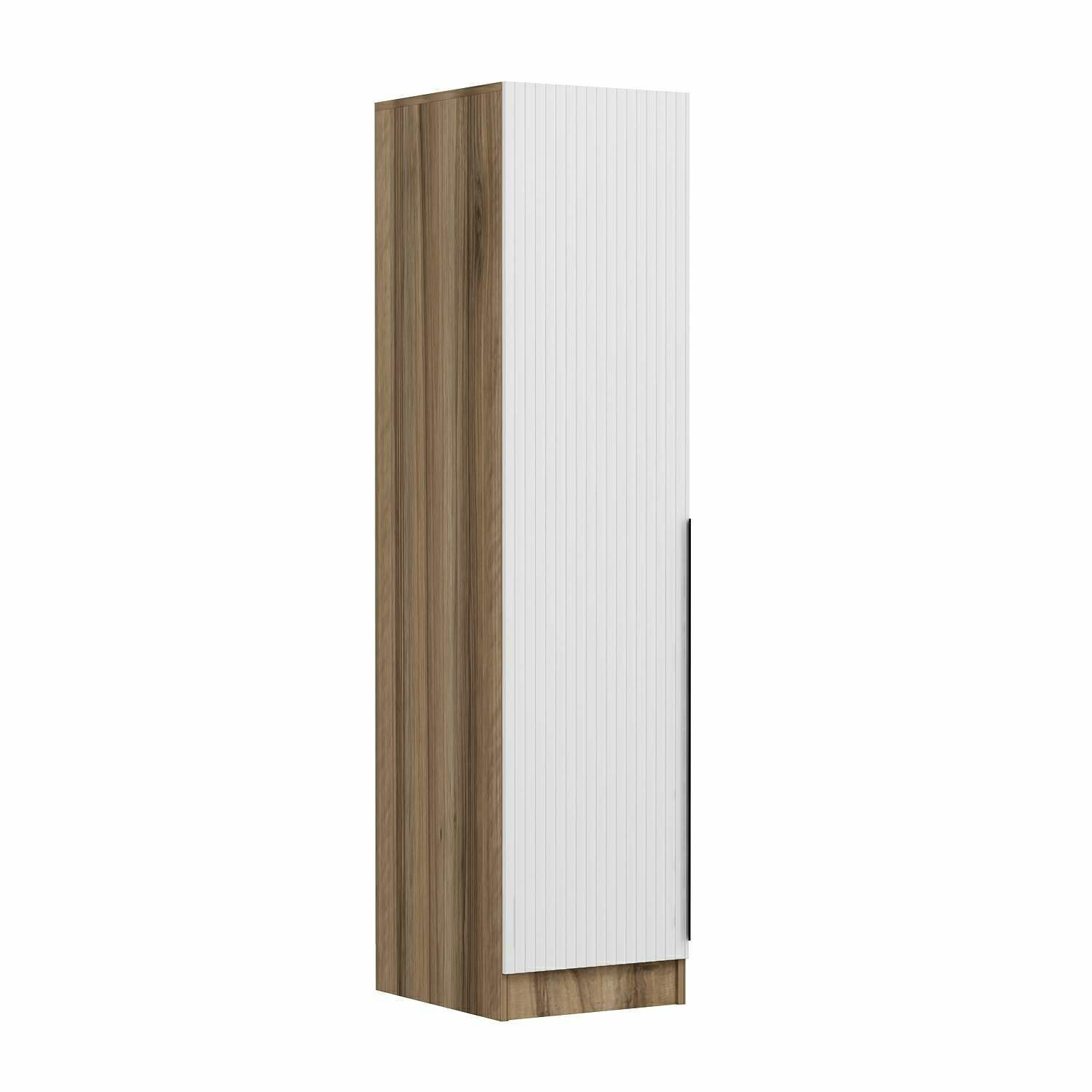 Dulap Hanah Home, PAL melaminat, 45 x 52 x 210 cm, alb/dore, 506MNR3708 — imaginea 3
