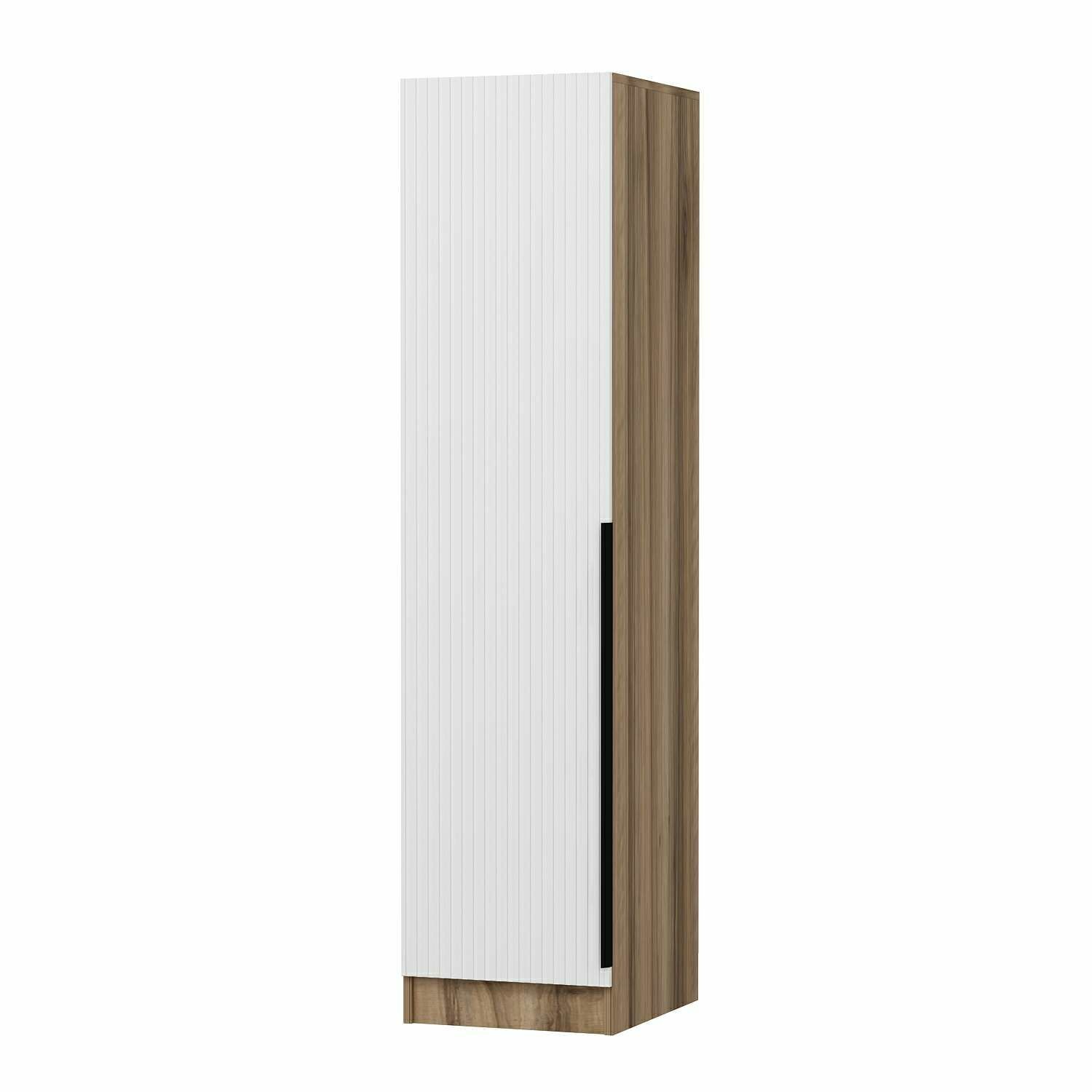 Dulap Hanah Home, PAL melaminat, 45 x 52 x 210 cm, alb/dore, 506MNR3708 — imaginea 5