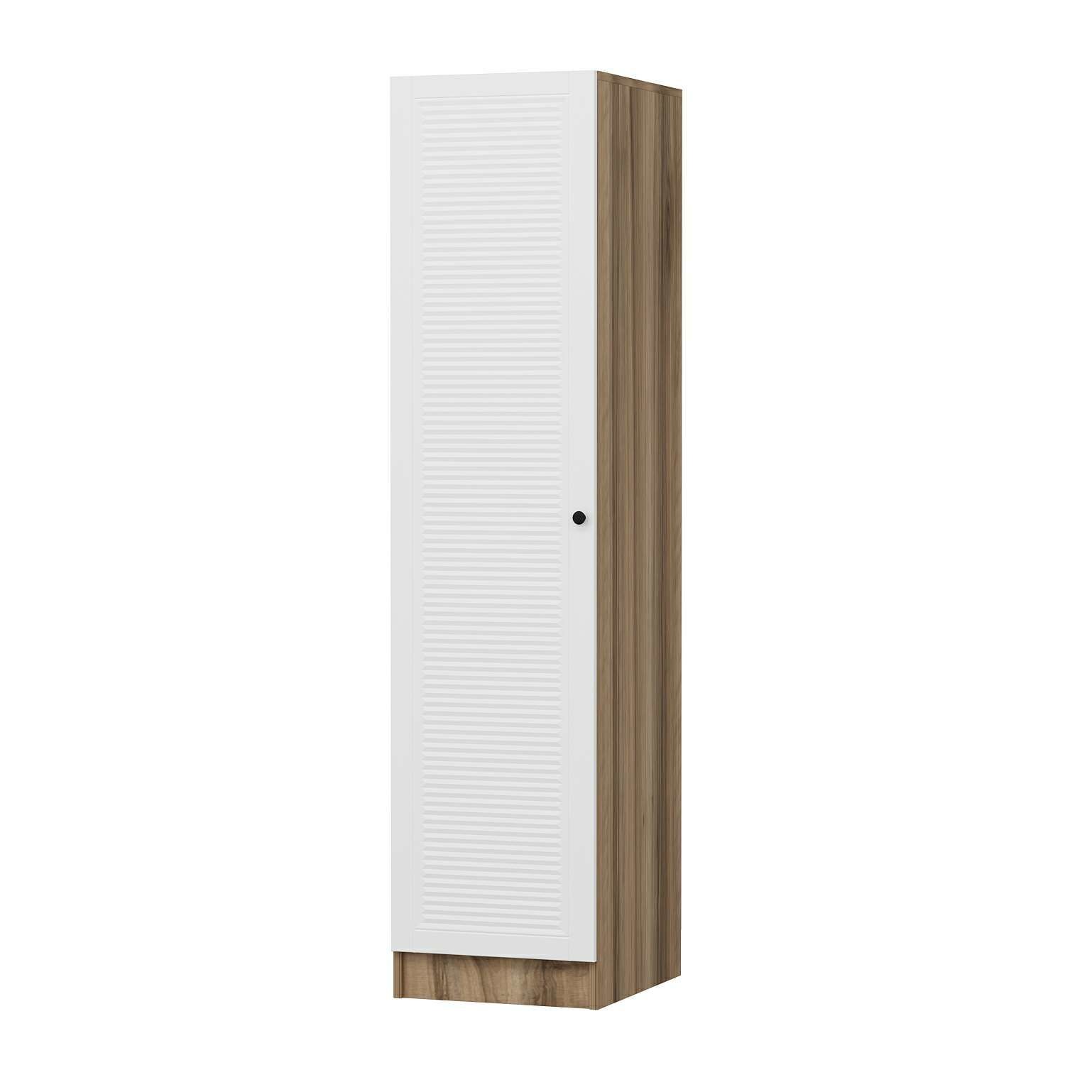 Dulap Hanah Home, PAL melaminat, 45 x 52 x 210 cm, alb/dore, 506MNR3710 — imaginea 2