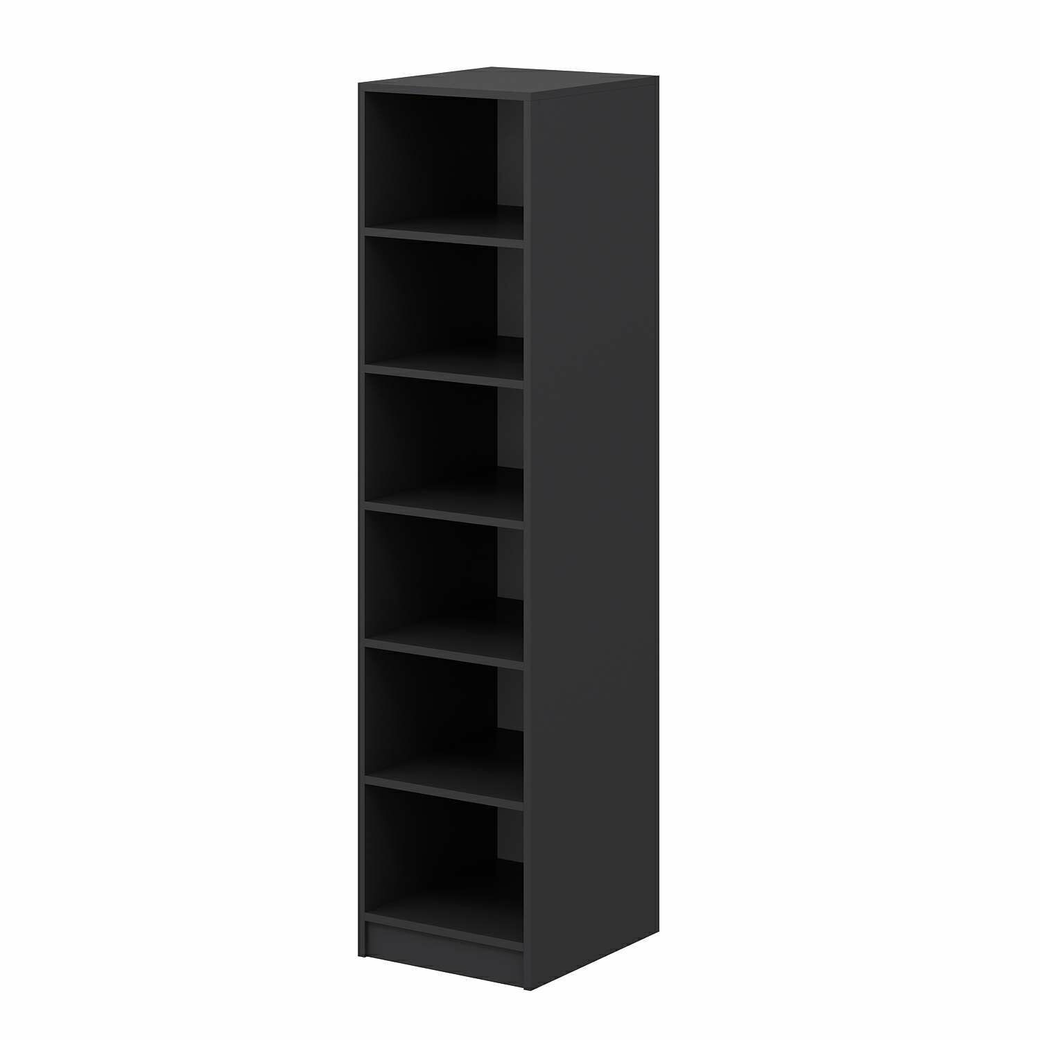 Dulap Hanah Home, PAL melaminat, 45 x 52 x 210 cm, alb/antracit, 506MNR3680 — imaginea 4