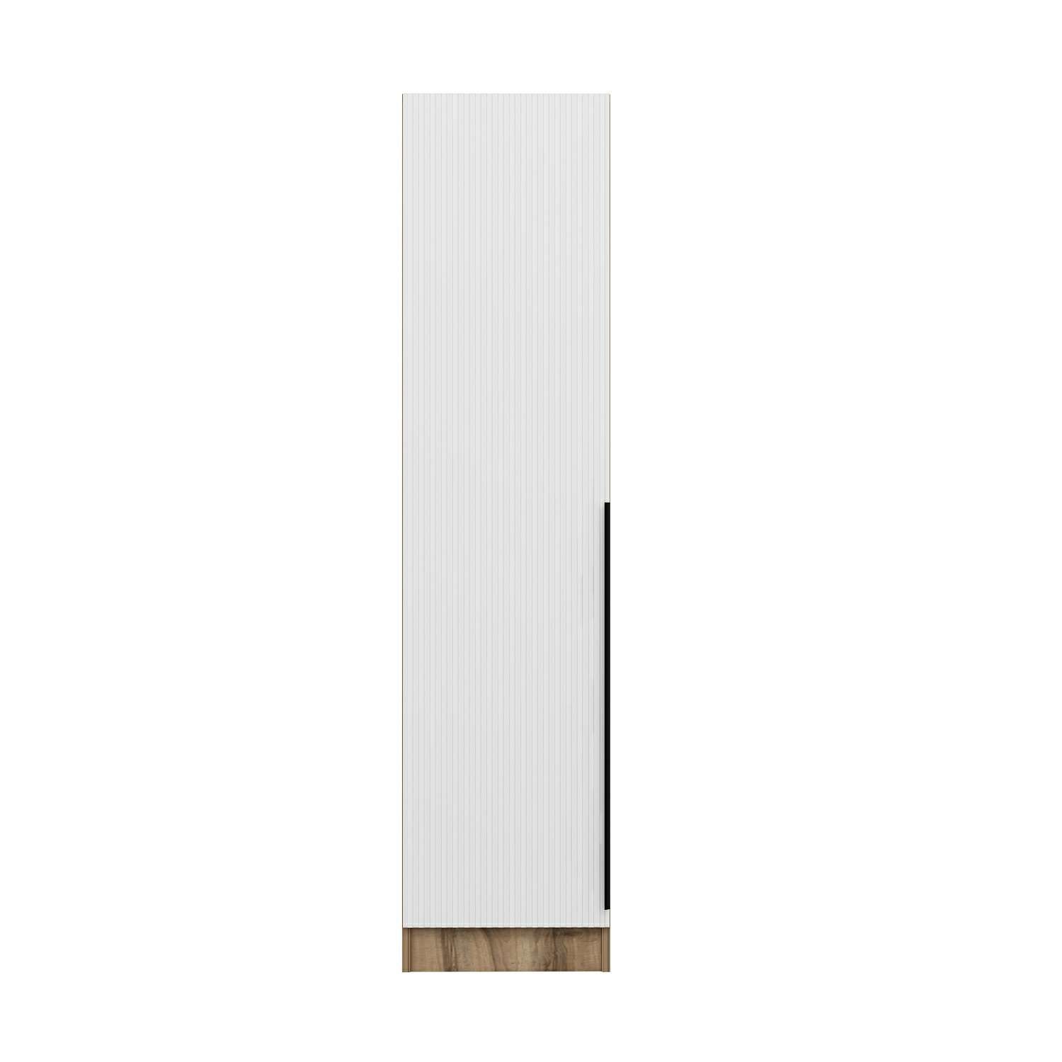 Dulap Hanah Home, PAL melaminat, 45 x 52 x 210 cm, alb/dore, 506MNR3648 — imaginea 3