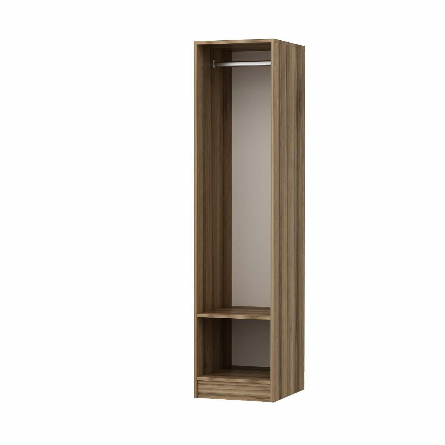 Dulap Hanah Home, PAL melaminat, 45 x 52 x 210 cm, antracit/dore, 506MNR3644 — imaginea 2