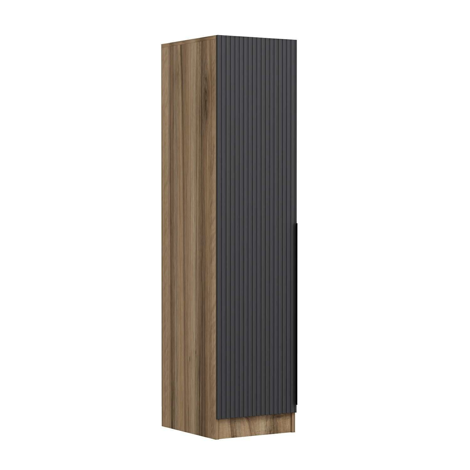 Dulap Hanah Home, PAL melaminat, 45 x 52 x 210 cm, antracit/dore, 506MNR3704 — imaginea 2