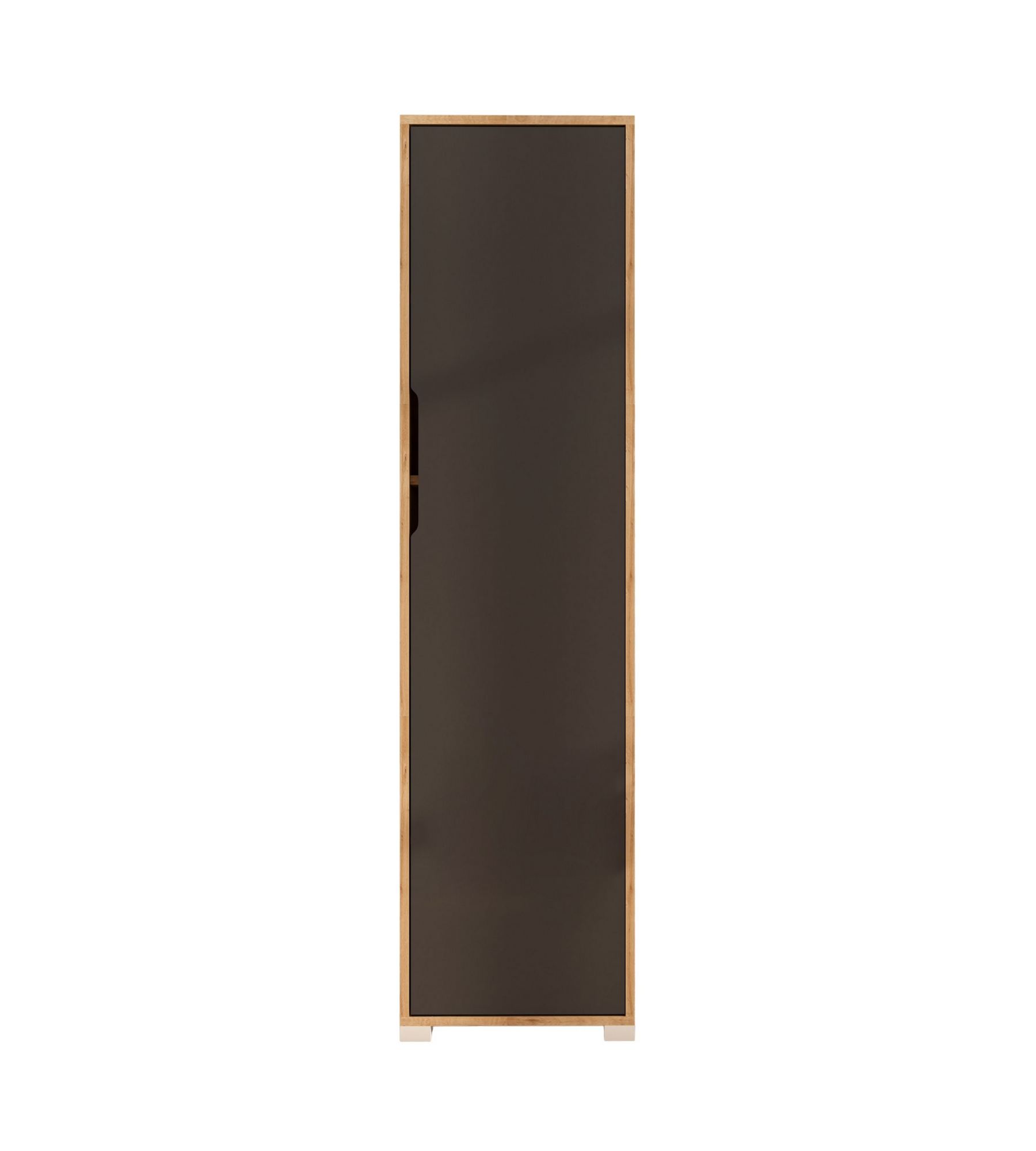 Dulap Hanah Home, PAL melaminat, 47 x 45 x 183 cm, sapphire stejar/antracit, 469ORN1101 — imaginea 4