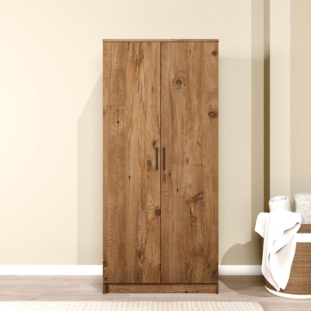 Dulap Hanah Home, PAL melaminat, 80 x 51.8 x 180 cm, atlantic pine, 350MWD1133 — imaginea 5