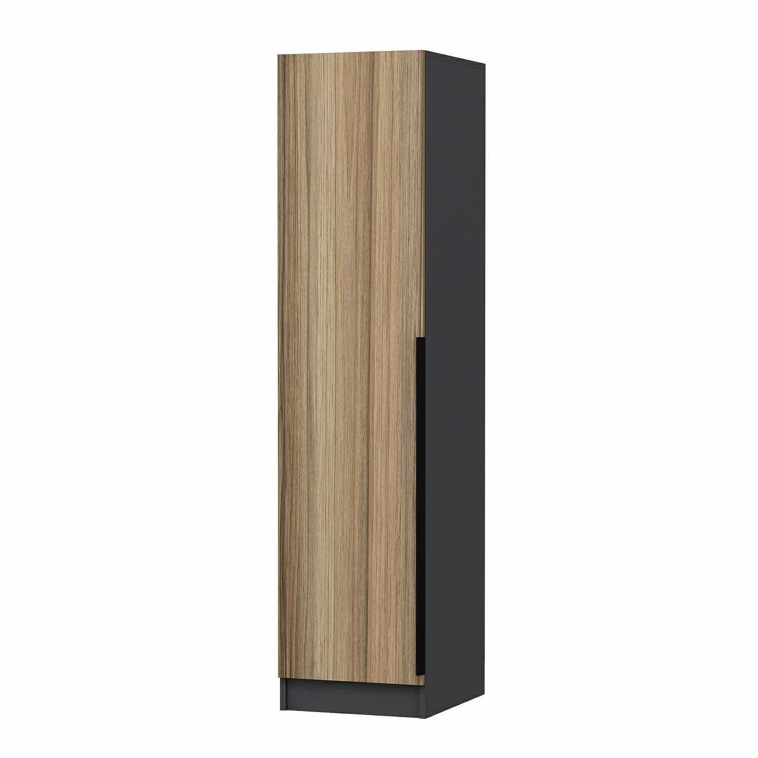 Dulap Hanah Home, PAL melaminat, 45 x 52 x 210 cm, nuc/antracit, 506MNR3674 — imaginea 2