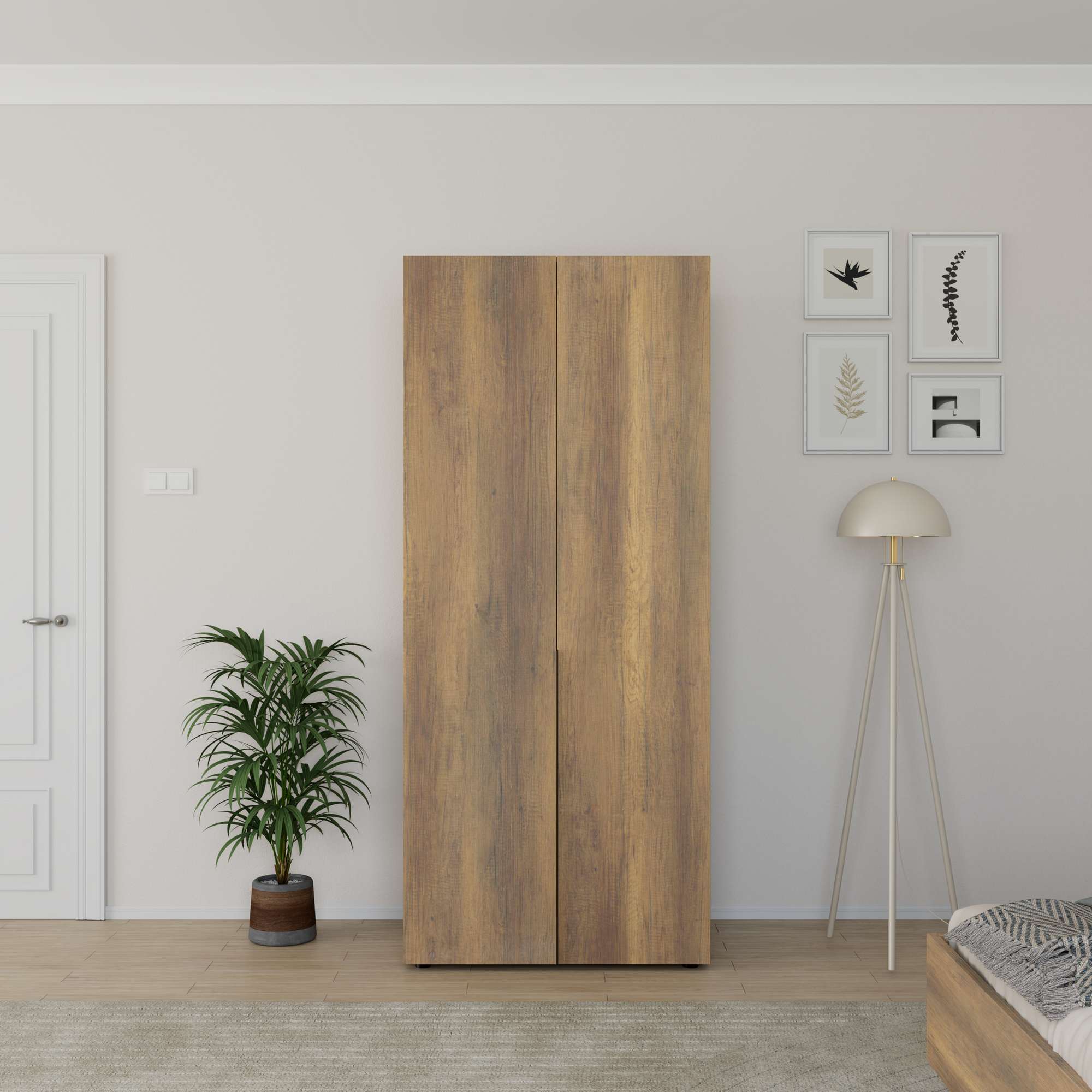 Dulap Hanah Home, PAL melaminat, 60 x 44 x 121 cm, nuc, 479ADR1903 — imaginea 4