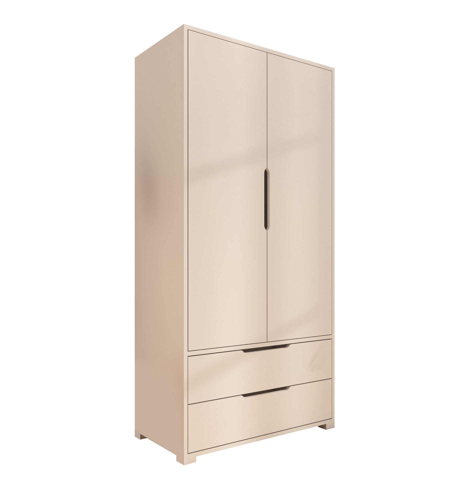 Dulap Hanah Home, PAL melaminat, 90 x 45 x 183 cm, alb, 469ORN1107 — imaginea 5
