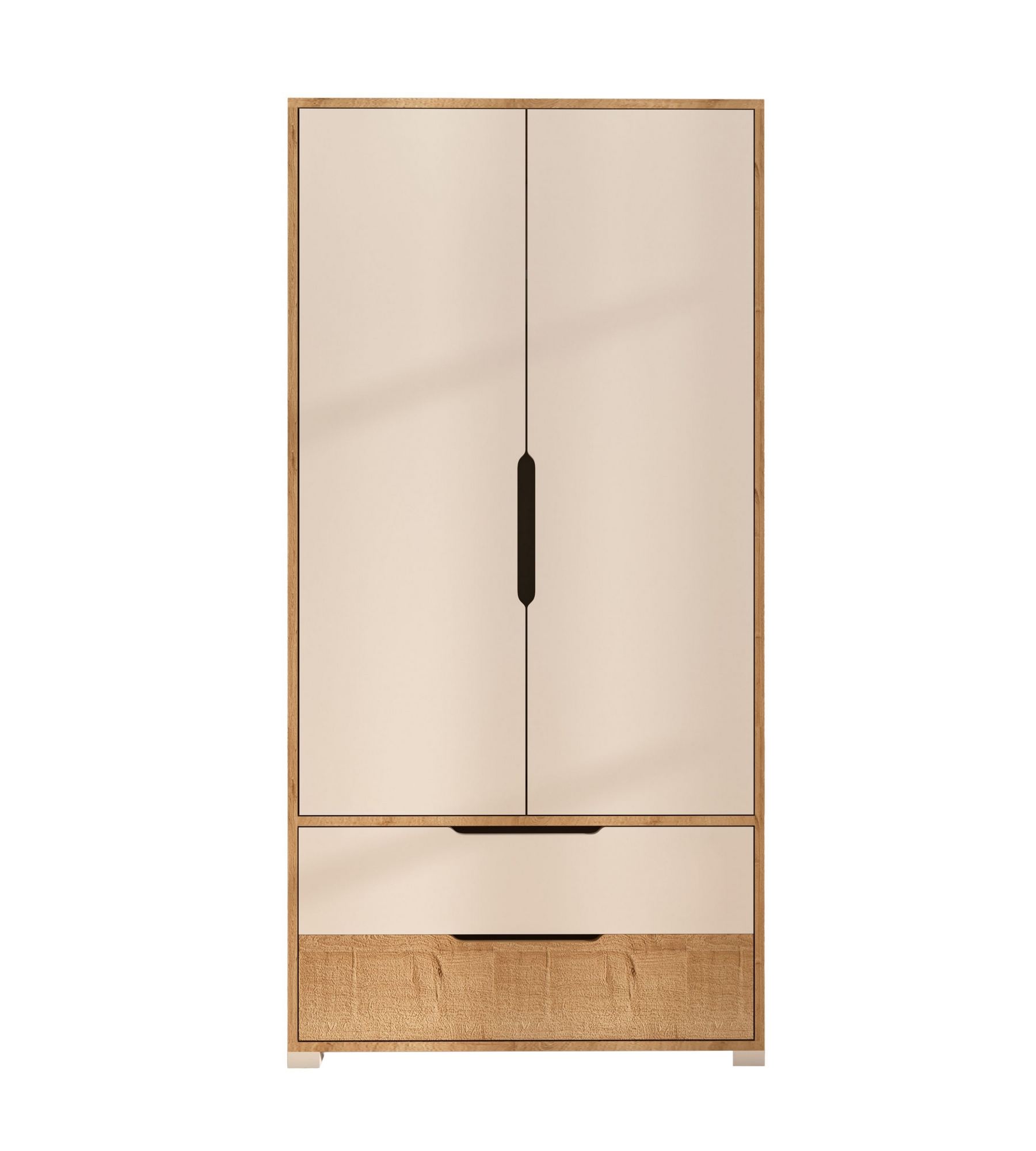 Dulap Hanah Home, PAL melaminat, 90 x 45 x 183 cm, sapphire stejar/alb, 469ORN1108 — imaginea 5