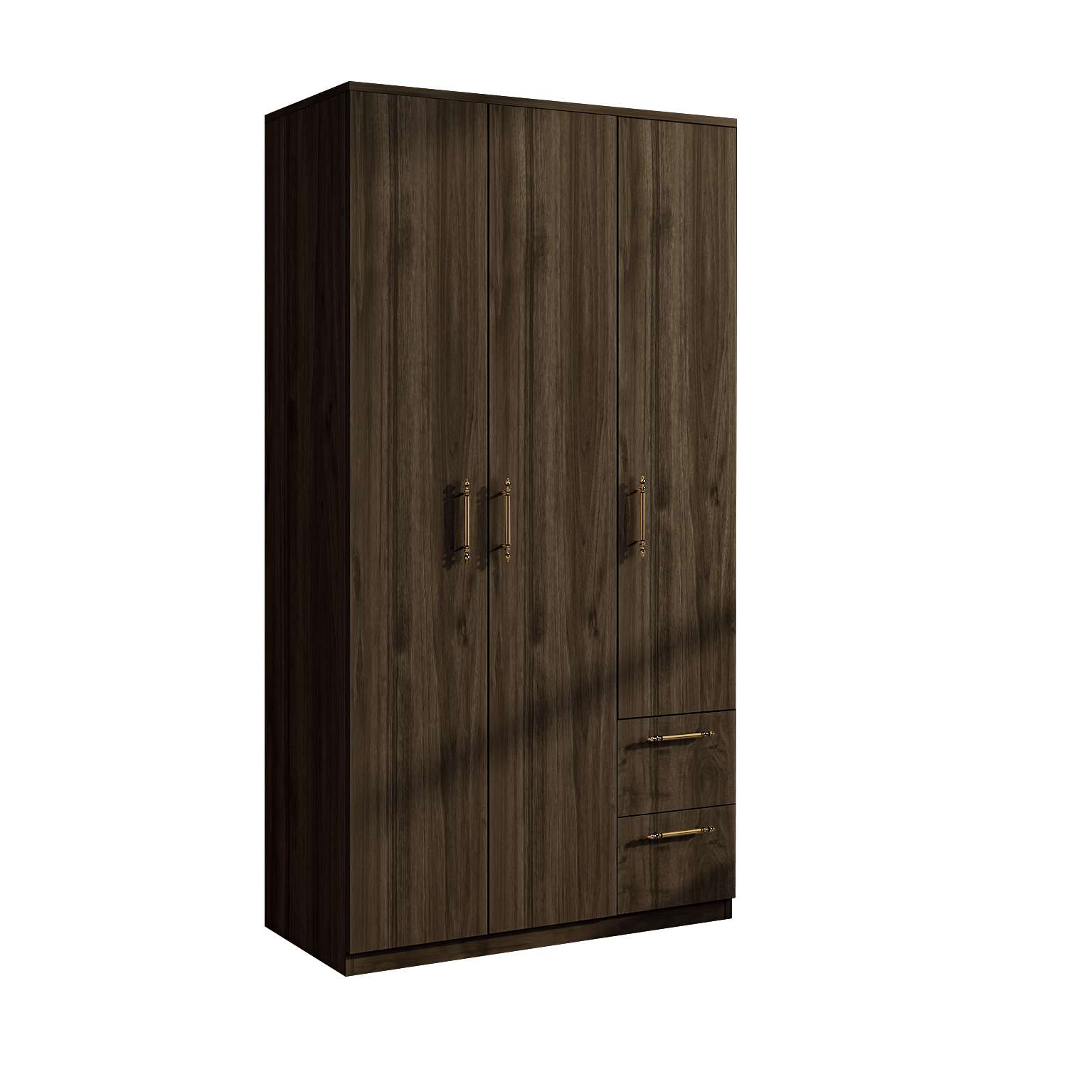 Dulap Hanah Home, PAL melaminat, 90 x 45 x 171.8 cm, nuc, 382NRC2204 — imaginea 4