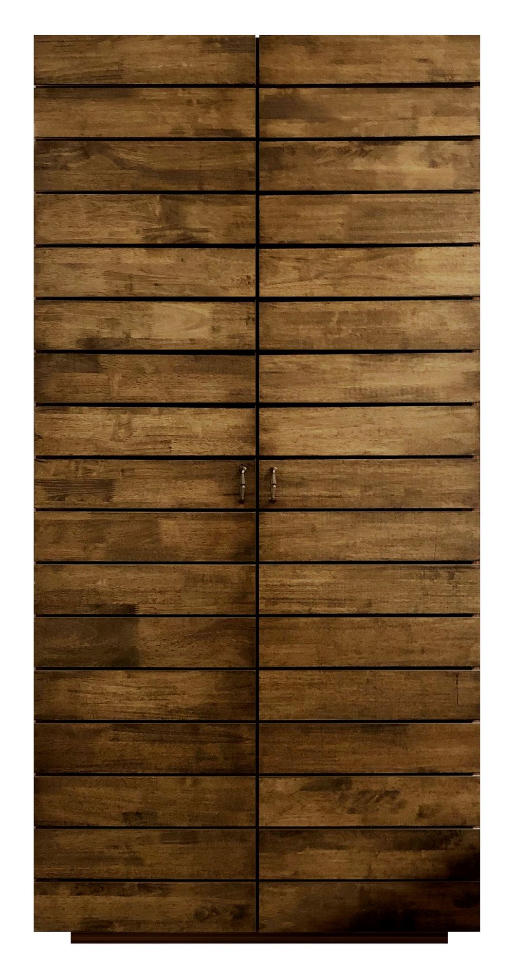 Dulap Hanah Home, PAL melaminat, 90 x 48 x 187 cm, maro, 167RAB1131 — imaginea 2