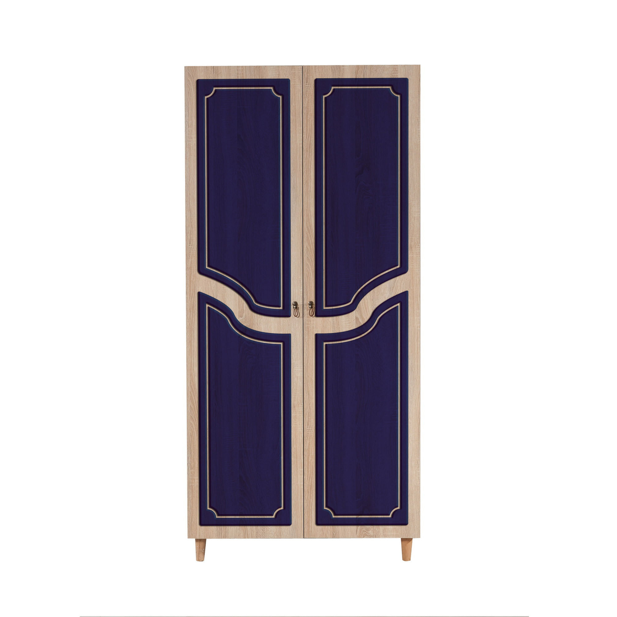 Dulap Hanah Home, PAL melaminat, 90 x 52 x 192 cm, stejar sonoma, 869VEL4236 — imaginea 7