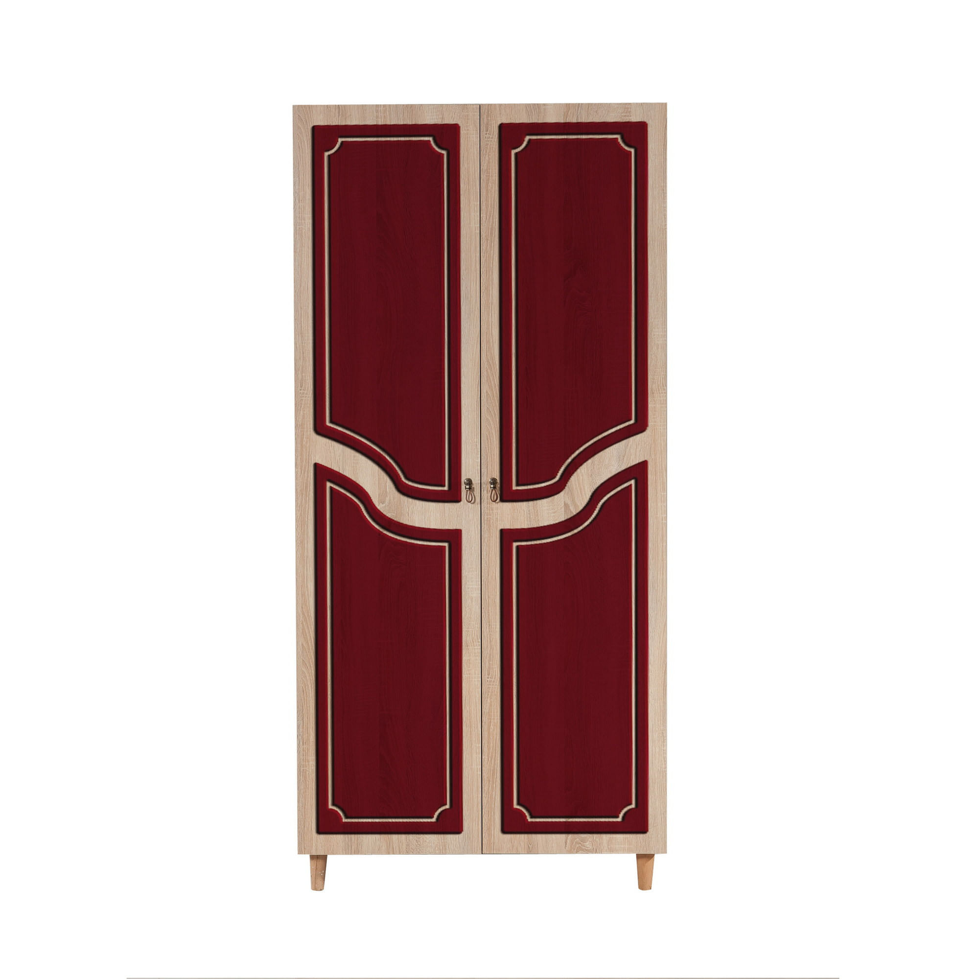 Dulap Hanah Home, PAL melaminat, 90 x 52 x 192 cm, stejar sonoma, 869VEL4237 — imaginea 2