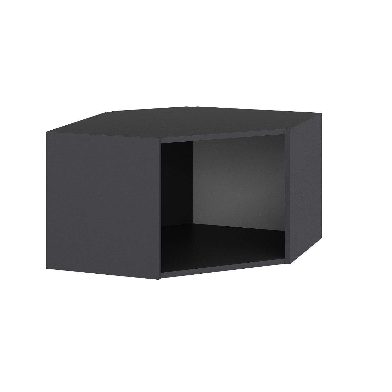 Dulap perete Hanah Home, PAL melaminat, 74 x 74 x 45 cm, antracit, 506MNR3859 — imaginea 3
