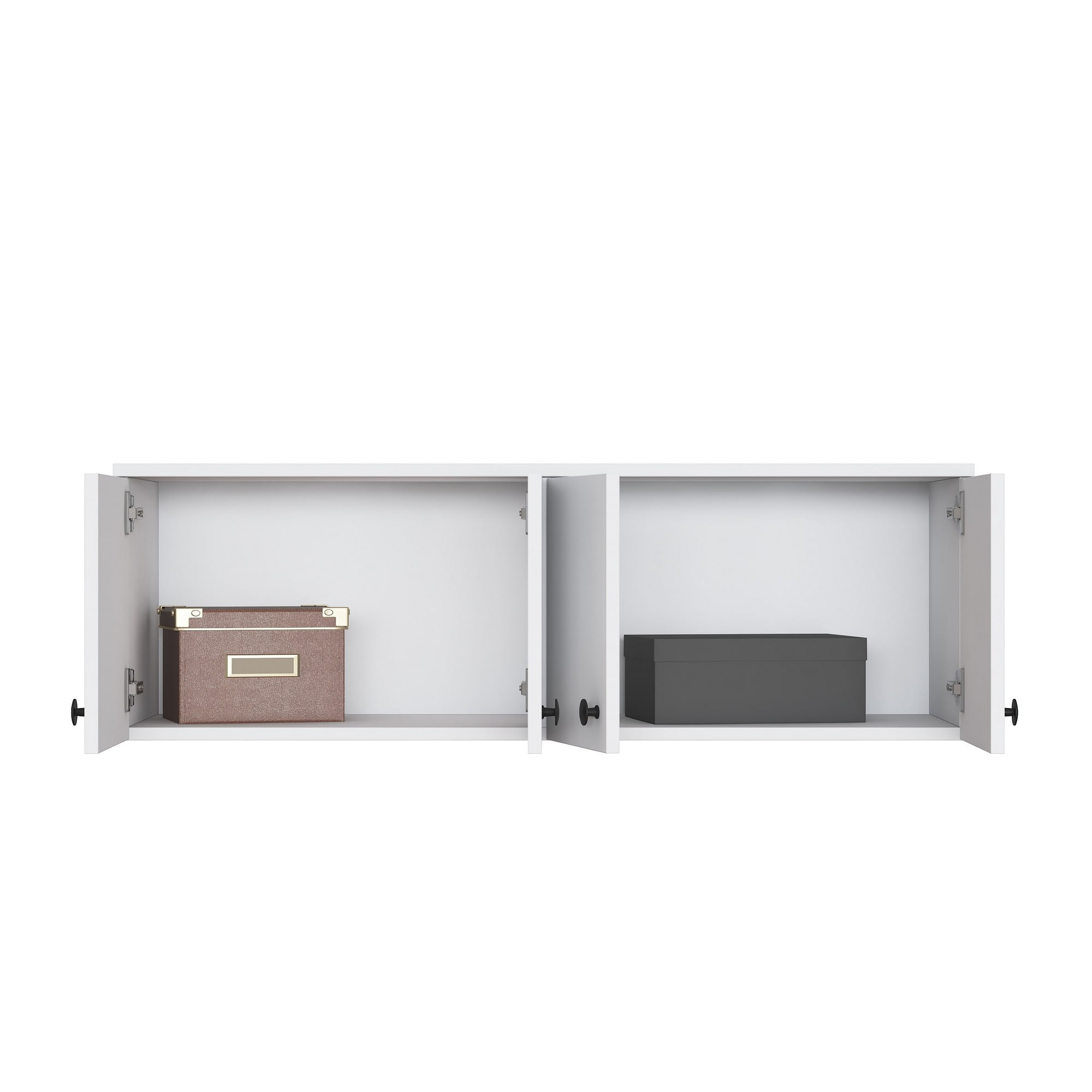 Dulap perete Hanah Home, PAL melaminat, 119.6 x 37.5 x 43.6 cm, alb, 893RAN5464 — imaginea 2