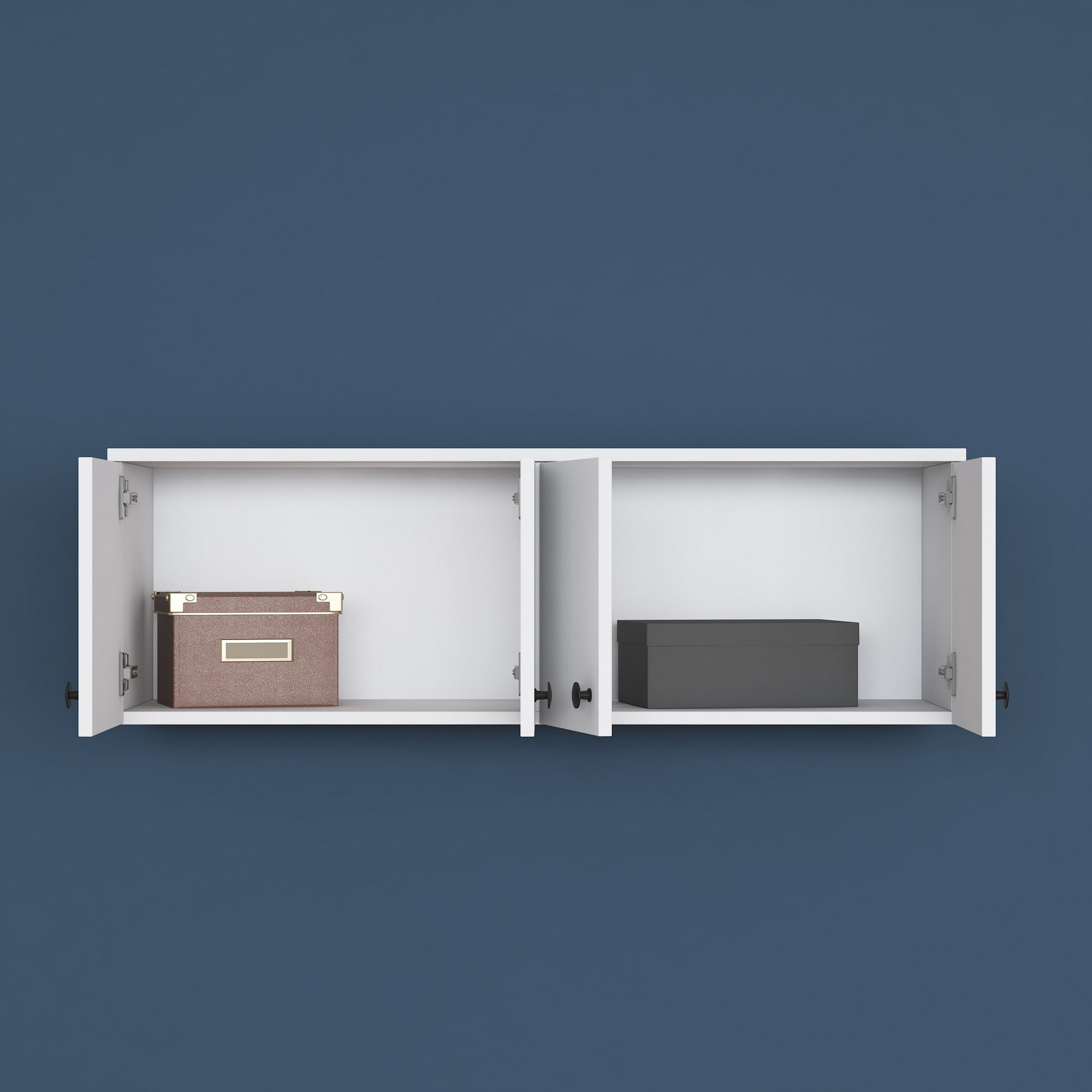 Dulap perete Hanah Home, PAL melaminat, 119.6 x 37.5 x 43.6 cm, alb, 893RAN5464 — imaginea 4