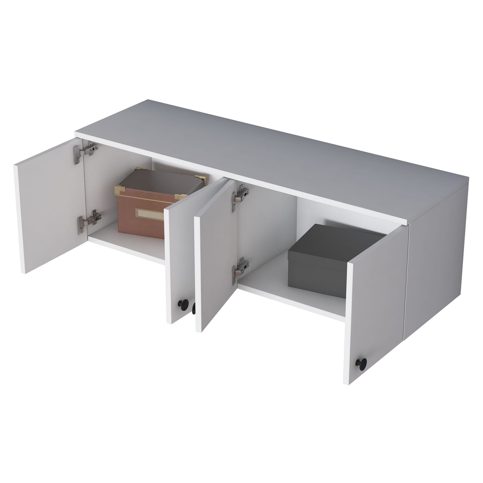 Dulap perete Hanah Home, PAL melaminat, 119.6 x 37.5 x 43.6 cm, alb, 893RAN5464 — imaginea 10