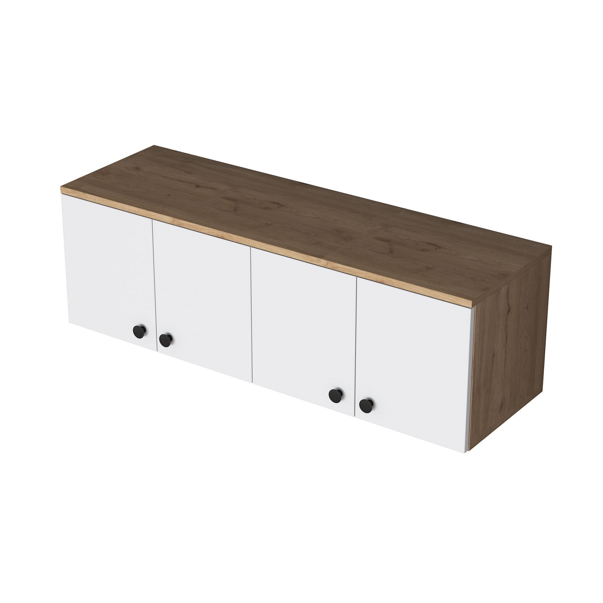 Dulap perete Hanah Home, PAL melaminat, 119.6 x 37.5 x 43.6 cm, nuc/alb, 893RAN4984 — imaginea 4