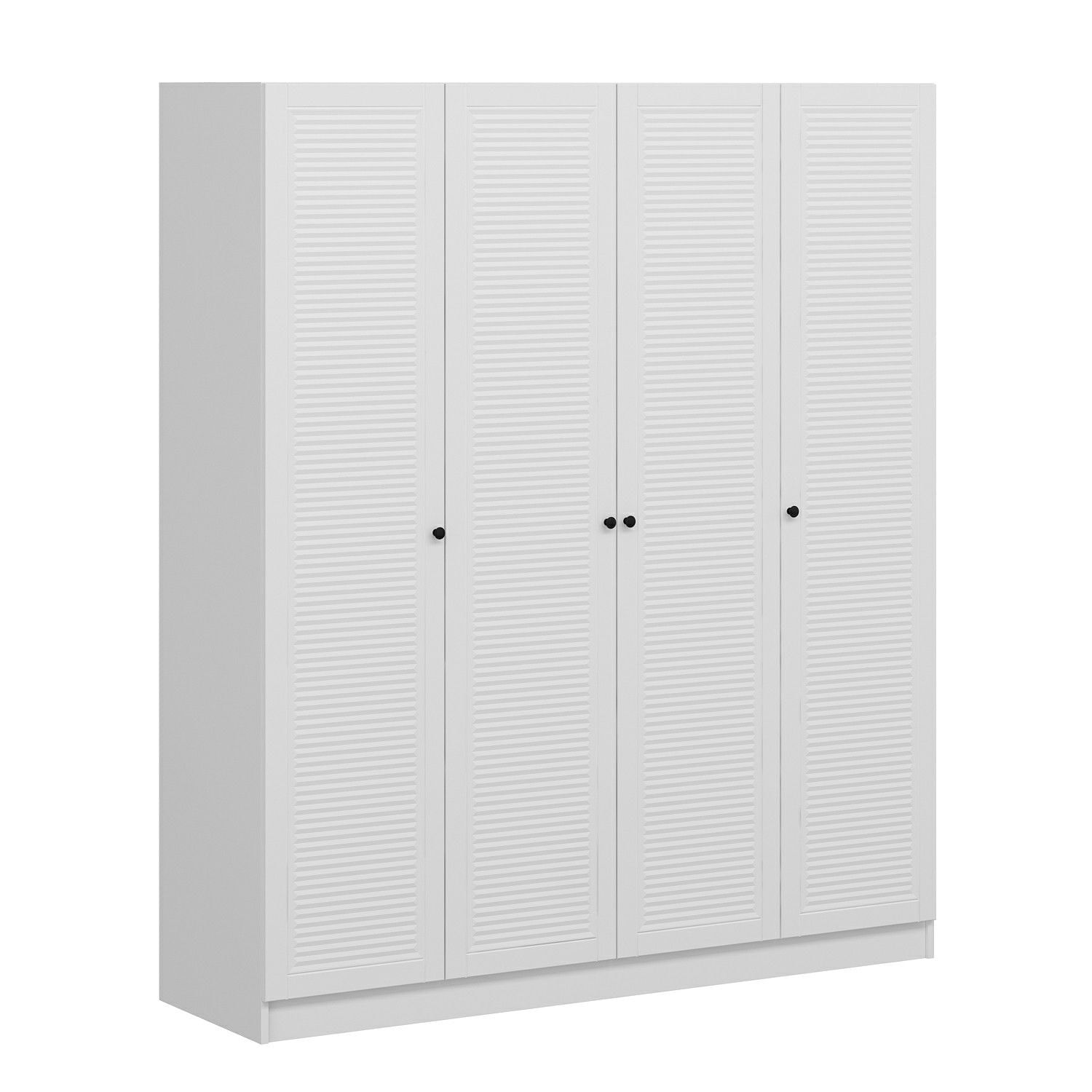 Dulap Hanah Home, PAL melaminat, 180 x 52 x 190 cm, alb, 506MNR2498 — imaginea 2