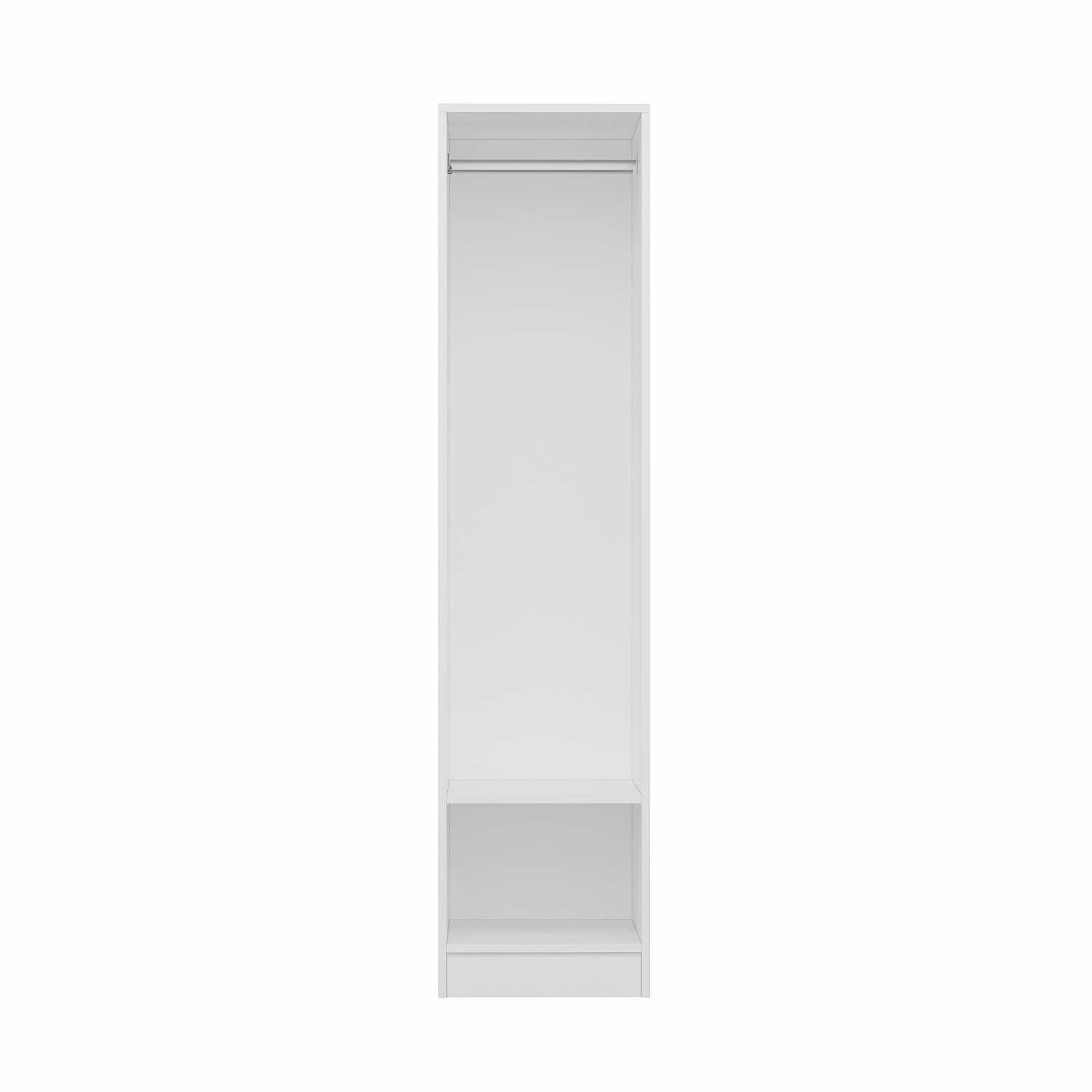 Dulap Hanah Home, PAL melaminat, 45 x 52 x 190 cm, alb, 506MNR3627 — imaginea 3
