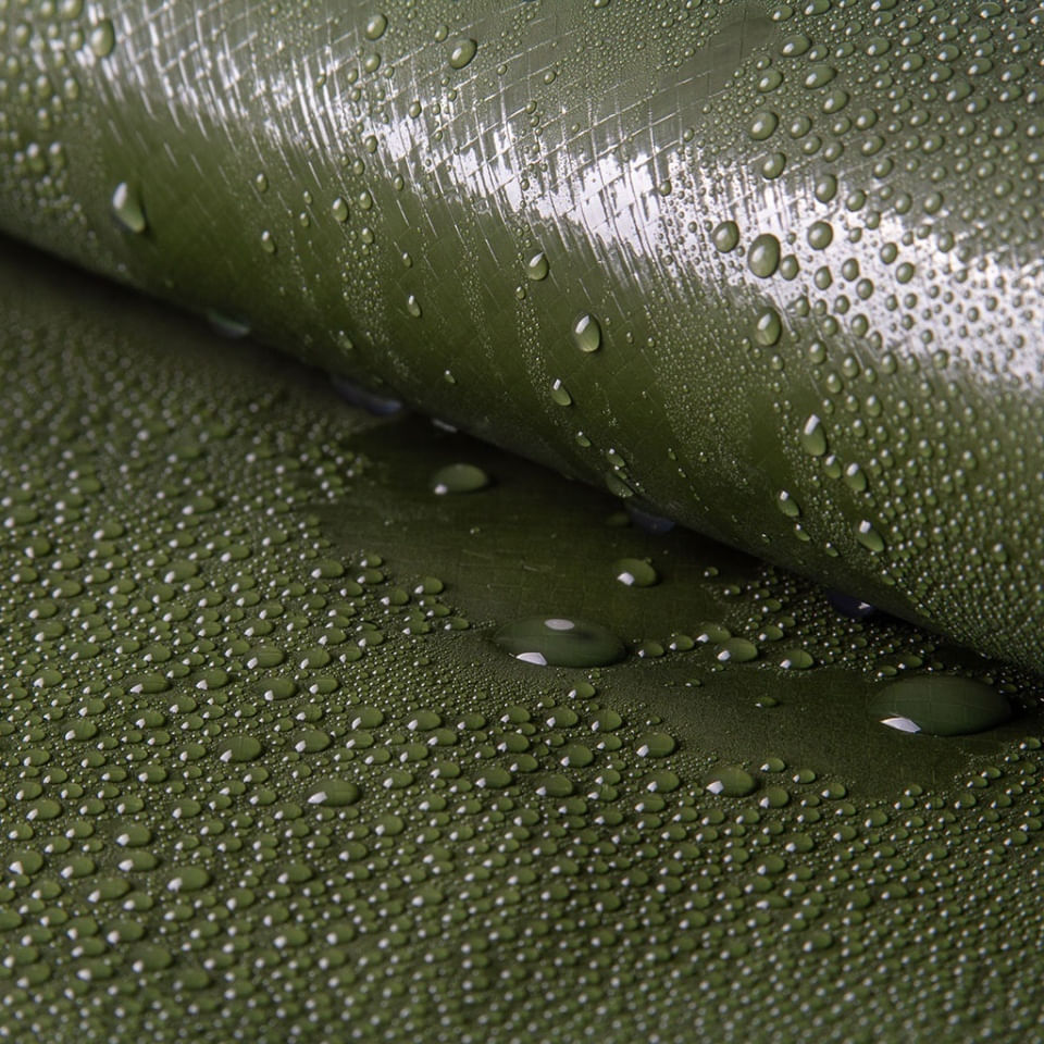 Prelata acoperire Mar-Pol 4x6 m, verde, HDPE 120 g/mp, cu capse metalice si colturi intarite — imaginea 5