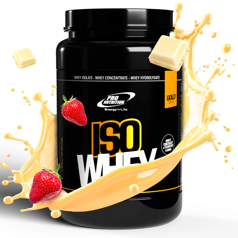 Concentrat, izolat, hidrolizat 82% proteine, Iso Whey Gold, 900g