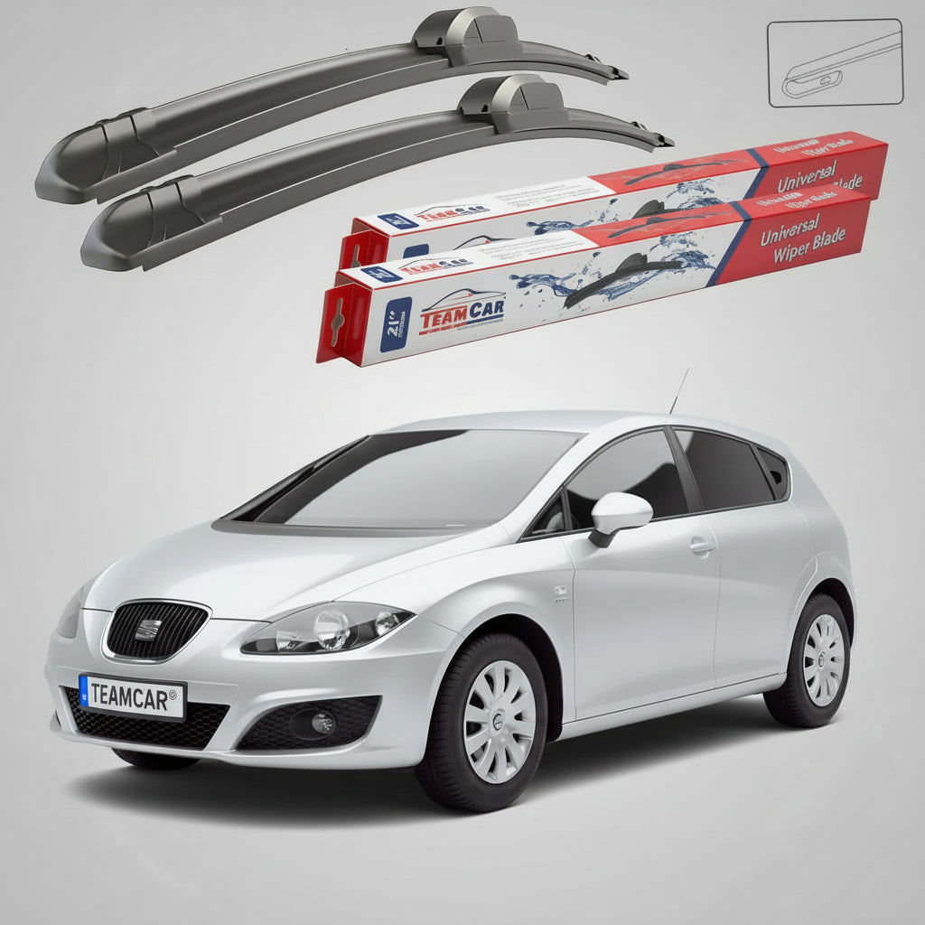 Stergatoare Seat Leon 1P 2005-2012 | Set Fata Flat – TeamCar®