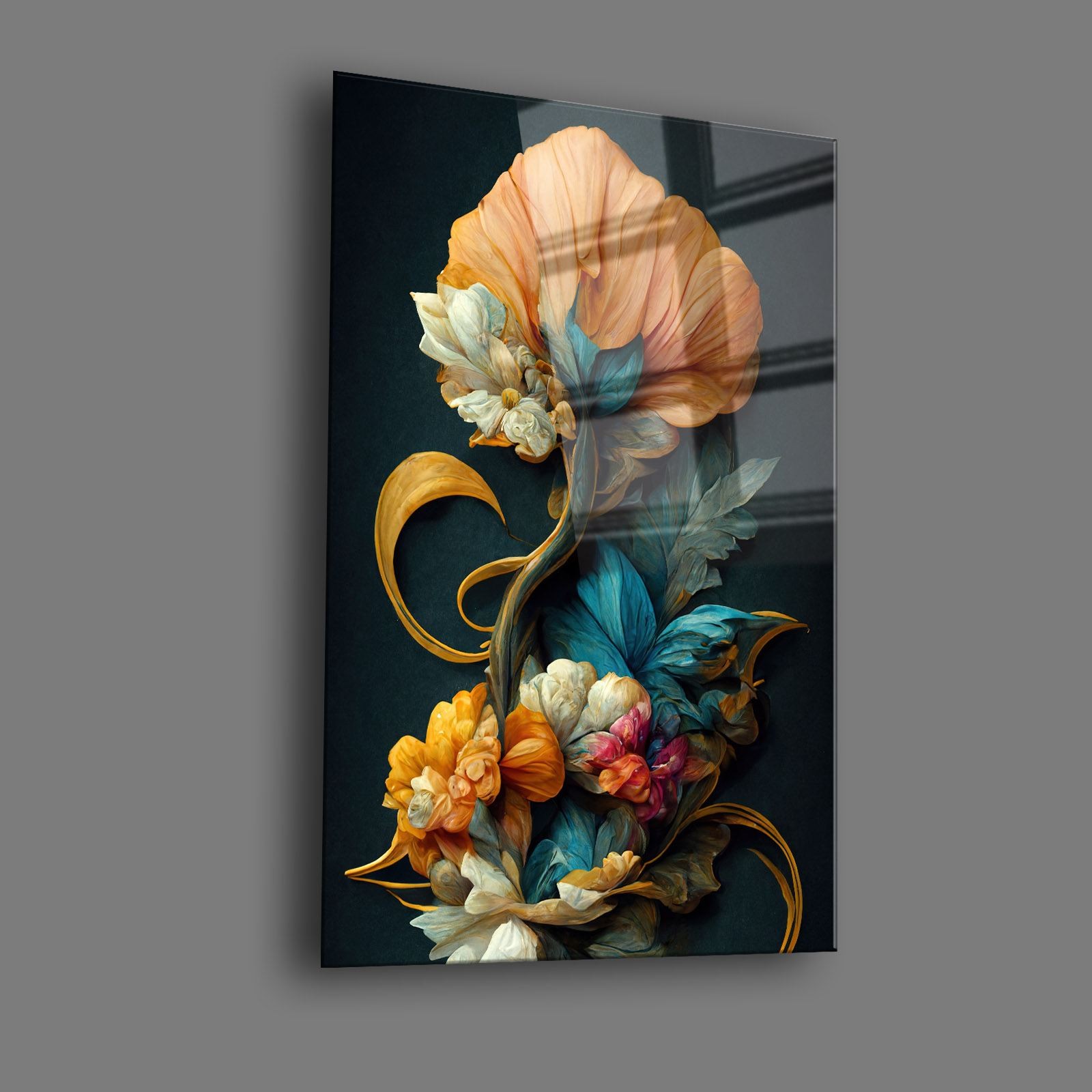 Tablou sticlă securizată Wallxpert, sticlă, 50 x 70 cm, multicolor, 544CLR1380