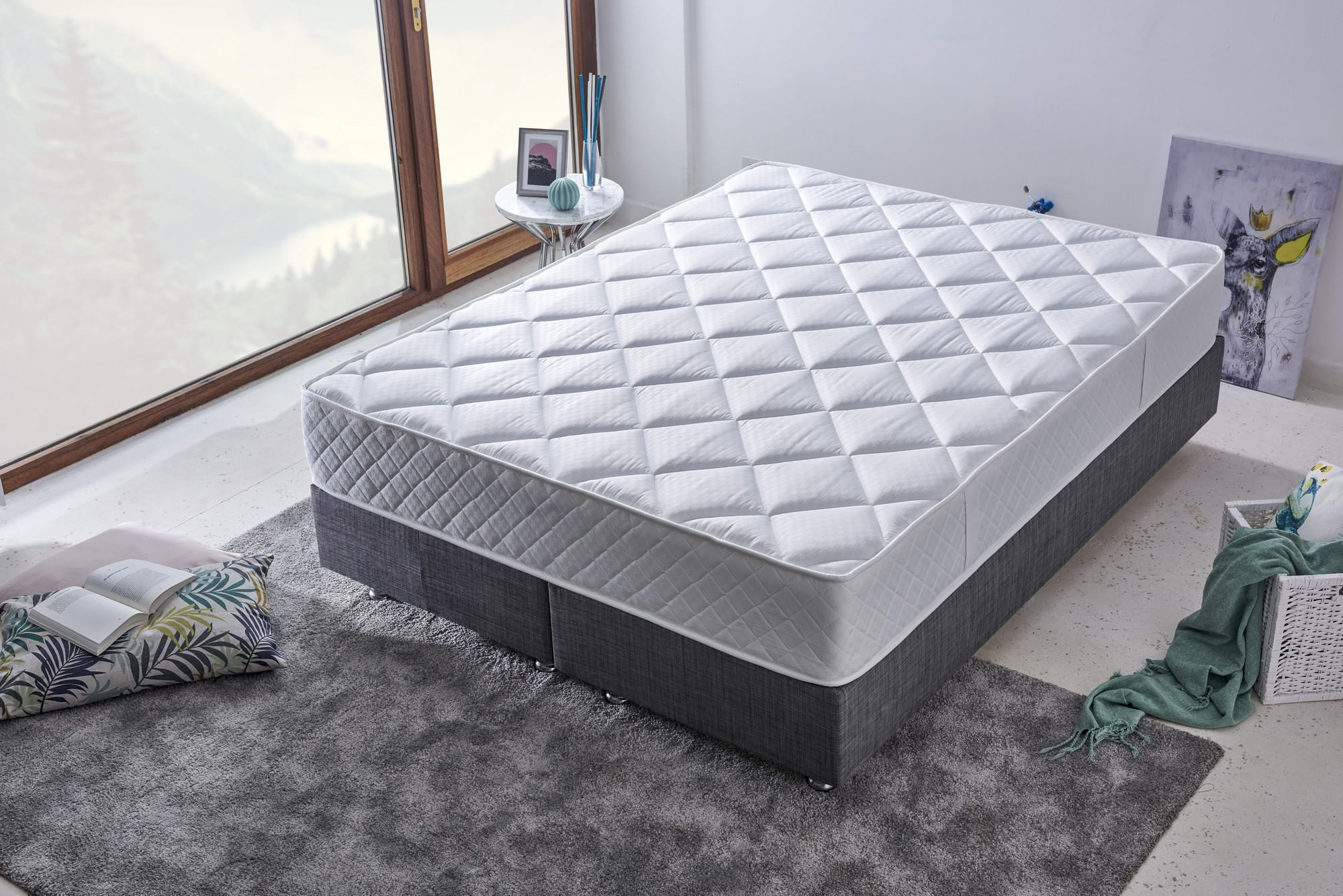 Saltea Hanah Home, 180 x 200 x 26 cm, alb, 480NRN1220 — imaginea 2